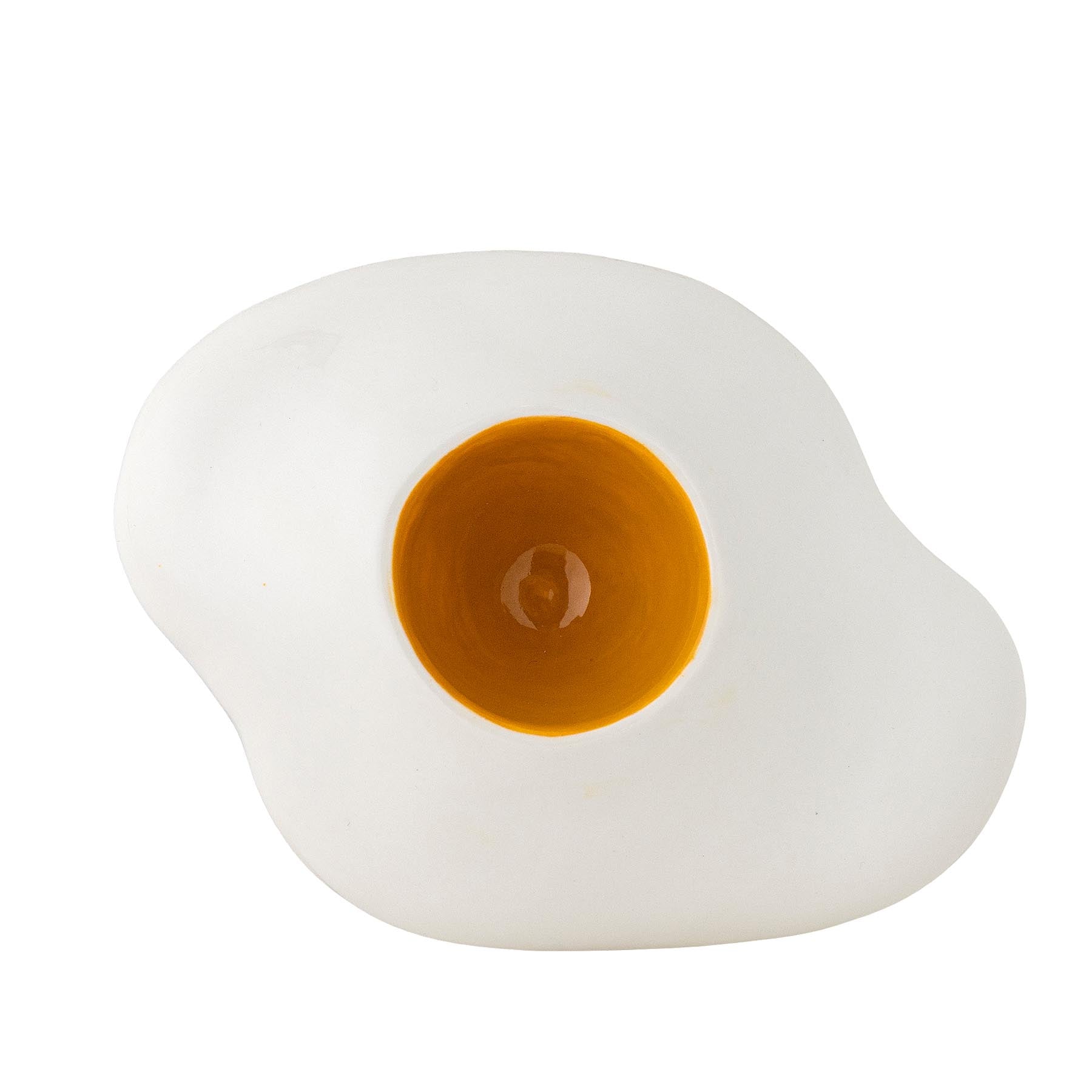 Eggert Eierbecher, Weiß, Steingut in White präsentiert im Onlineshop von KAQTU Design AG. Käsezubehör ist von Bloomingville
