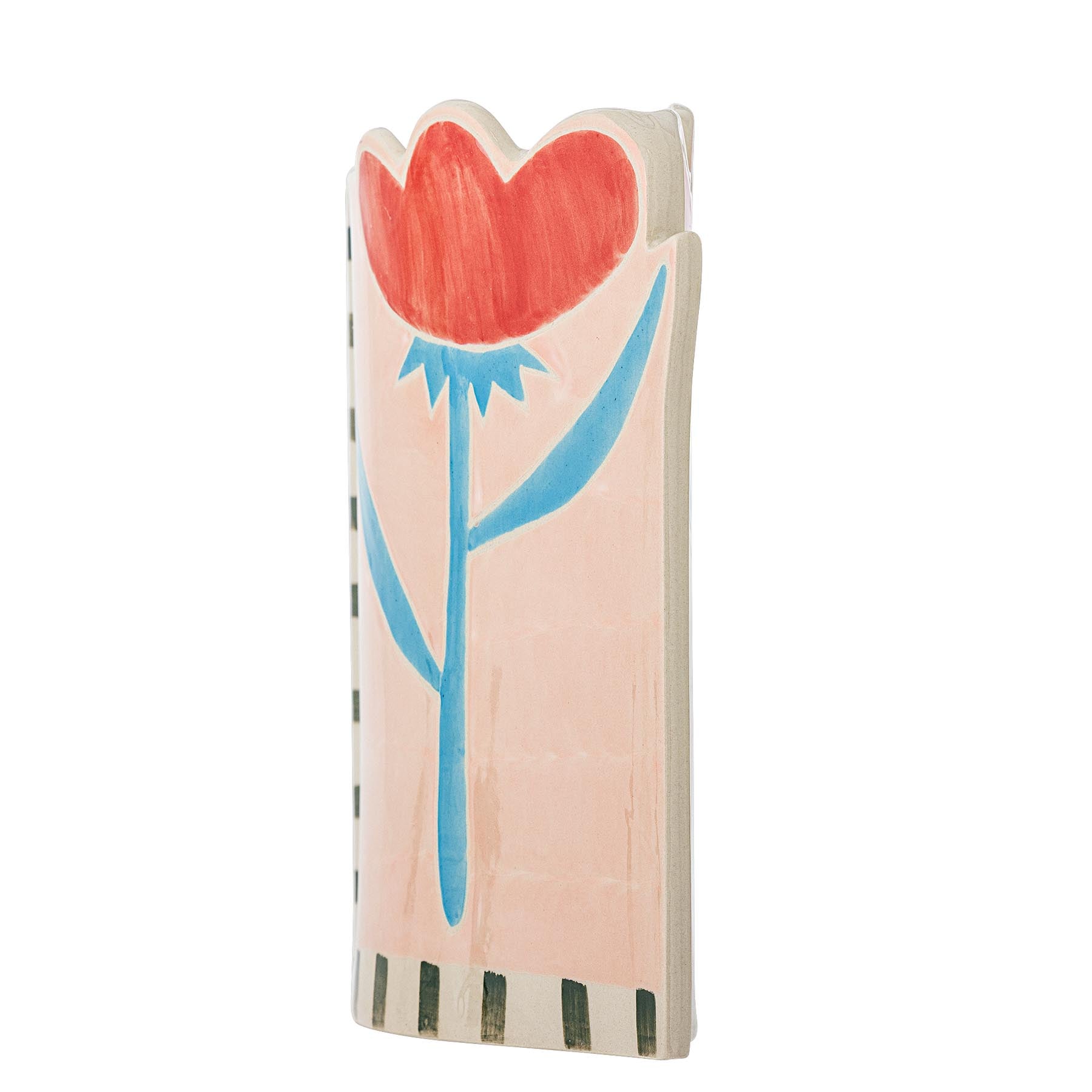Vinia Vase, Bunt, Steingut in Multi präsentiert im Onlineshop von KAQTU Design AG. Vase ist von Bloomingville