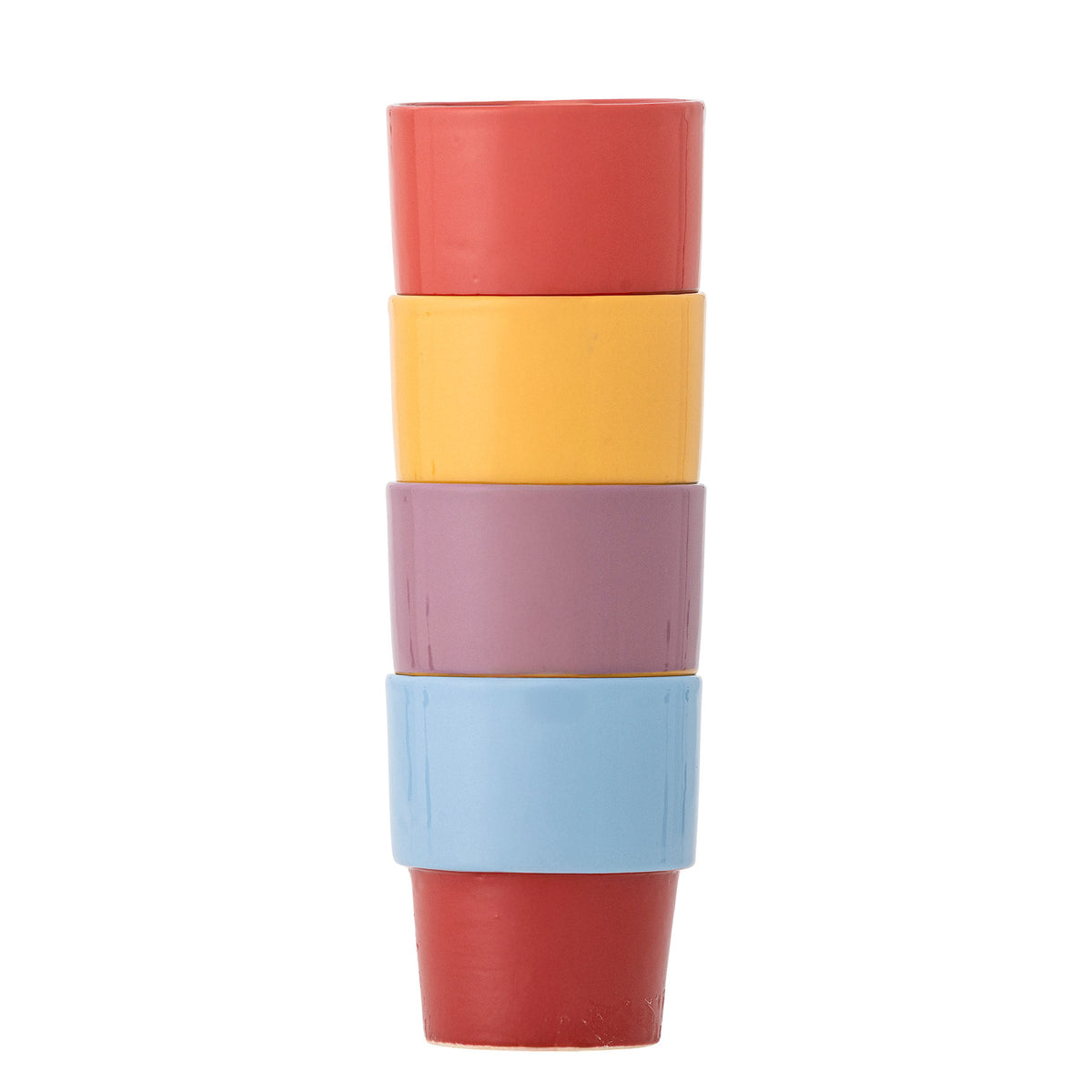 Ewan Tasse, Bunt, Steingut in Multi präsentiert im Onlineshop von KAQTU Design AG. Tasse ist von Bloomingville