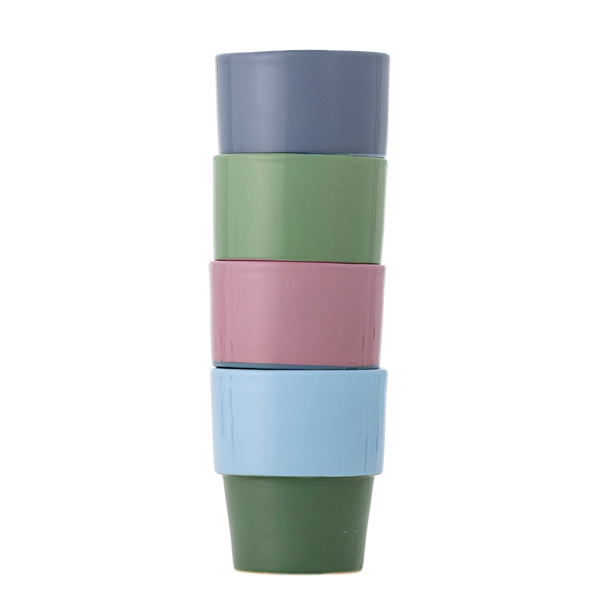 Ewan Tasse, Bunt, Steingut in Multi präsentiert im Onlineshop von KAQTU Design AG. Tasse ist von Bloomingville