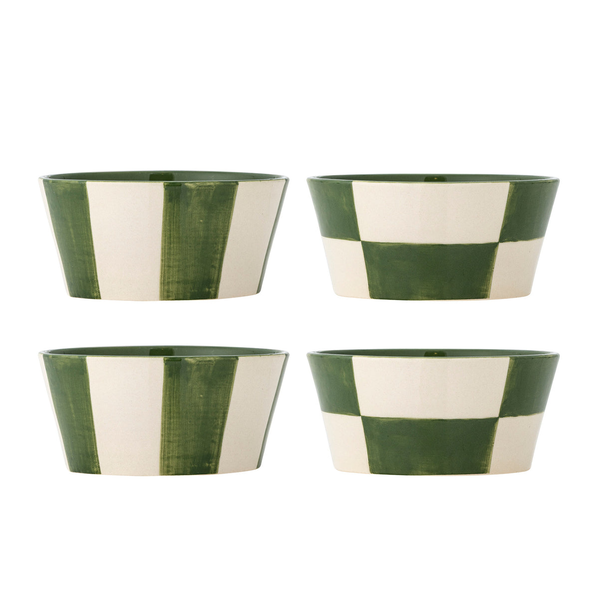 Floki Schale, Grün, Steingut in Green präsentiert im Onlineshop von KAQTU Design AG. Schale ist von Bloomingville