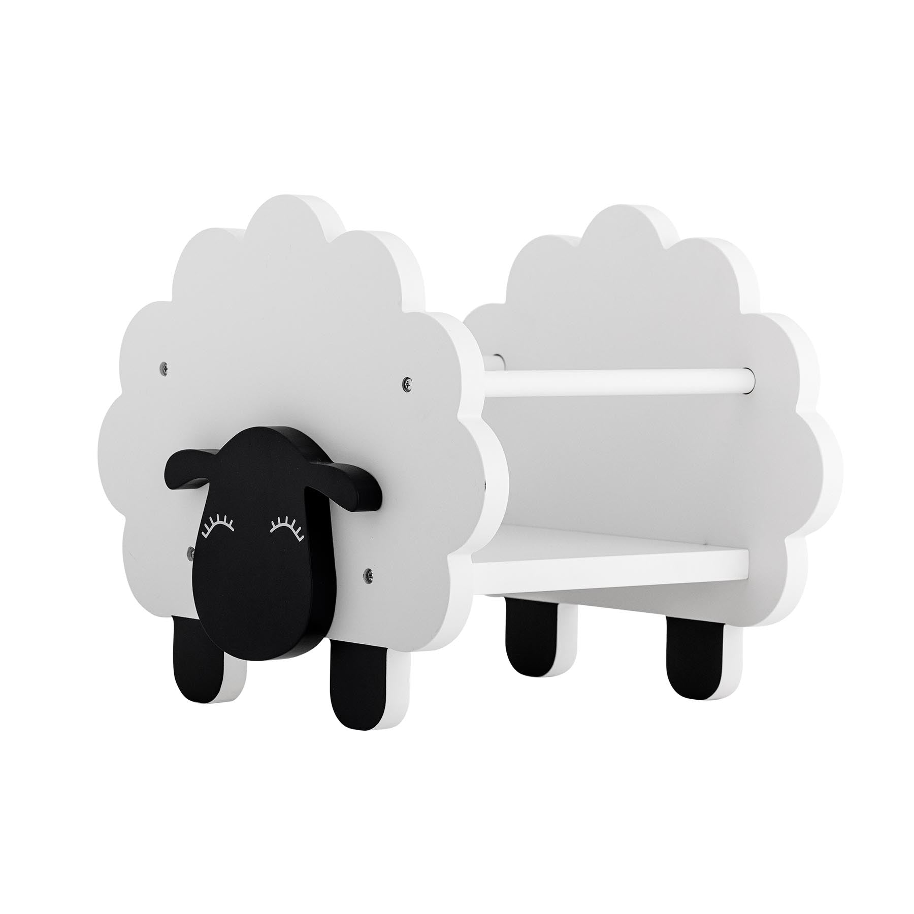 Dolly Bücherständer, Weiß, FSC®100%, MDF in White präsentiert im Onlineshop von KAQTU Design AG. Bücherregal ist von Bloomingville Mini