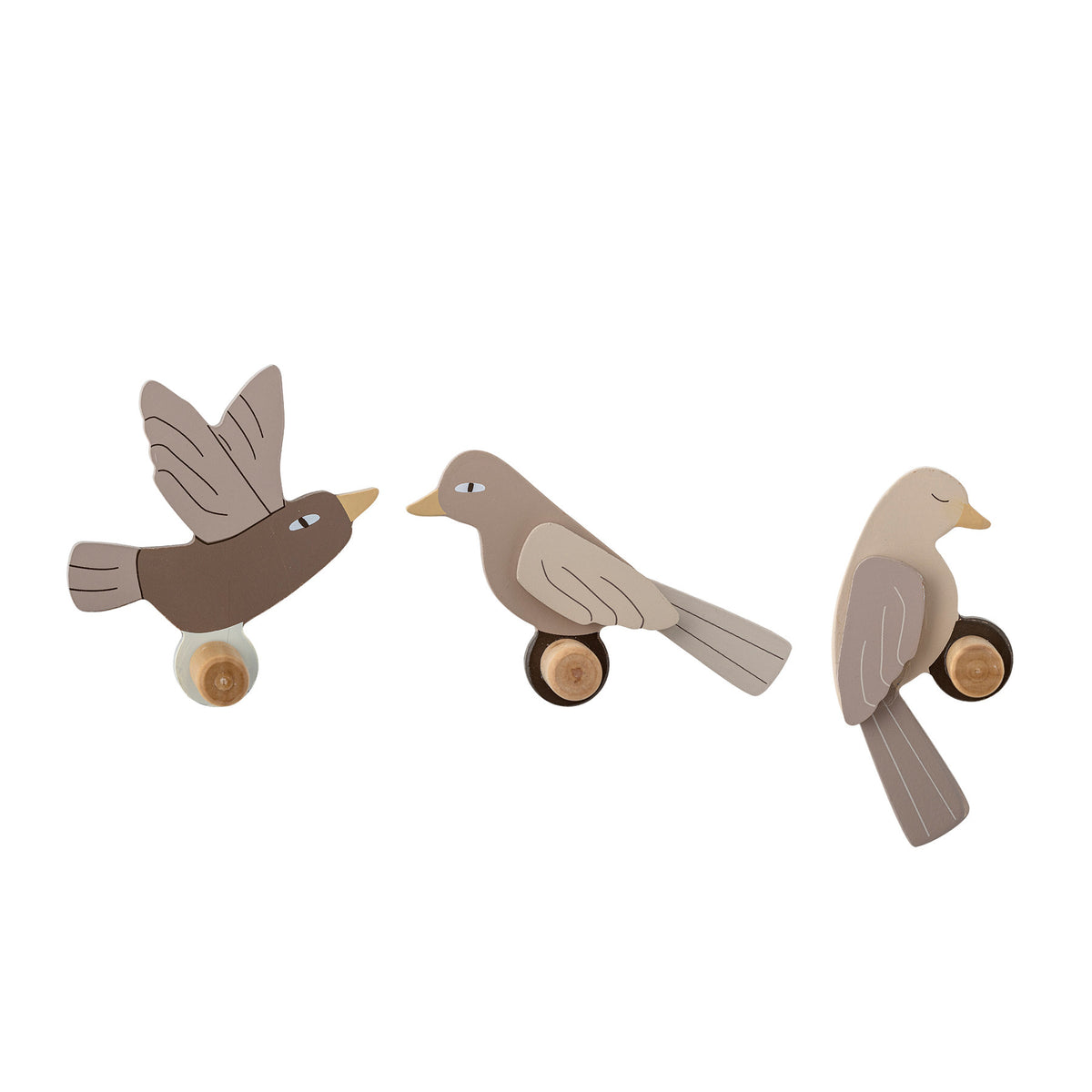 Lewi Haken, Natur, FSC®100%, MDF in Nature präsentiert im Onlineshop von KAQTU Design AG. Kleiderbügel ist von Bloomingville Mini