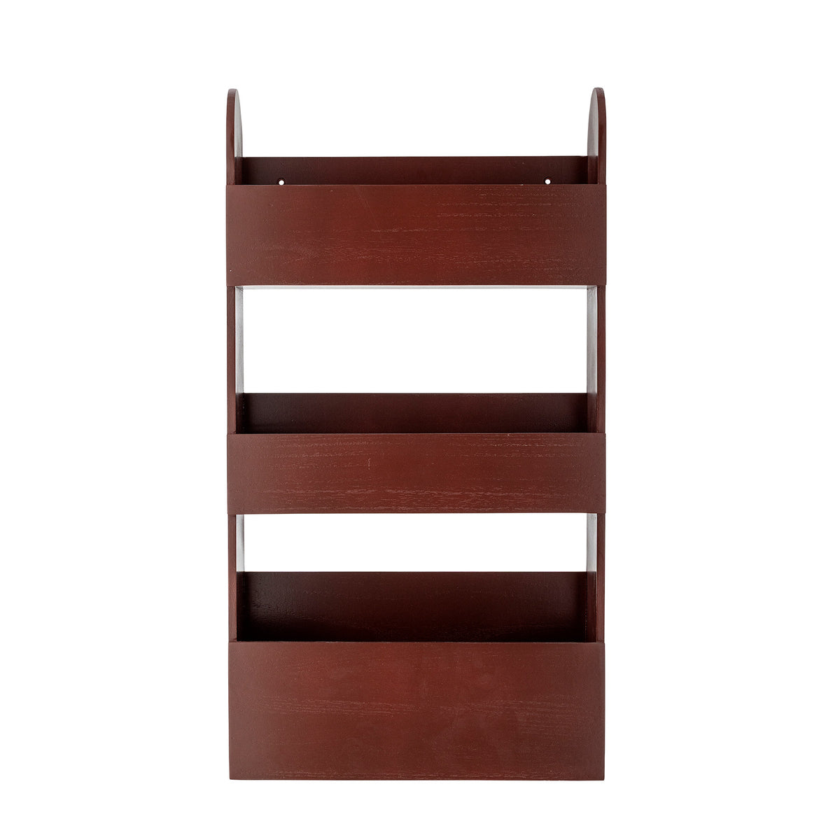 Moris Regal, Rot, Paulownia in Red präsentiert im Onlineshop von KAQTU Design AG. Wandregal ist von Bloomingville Mini