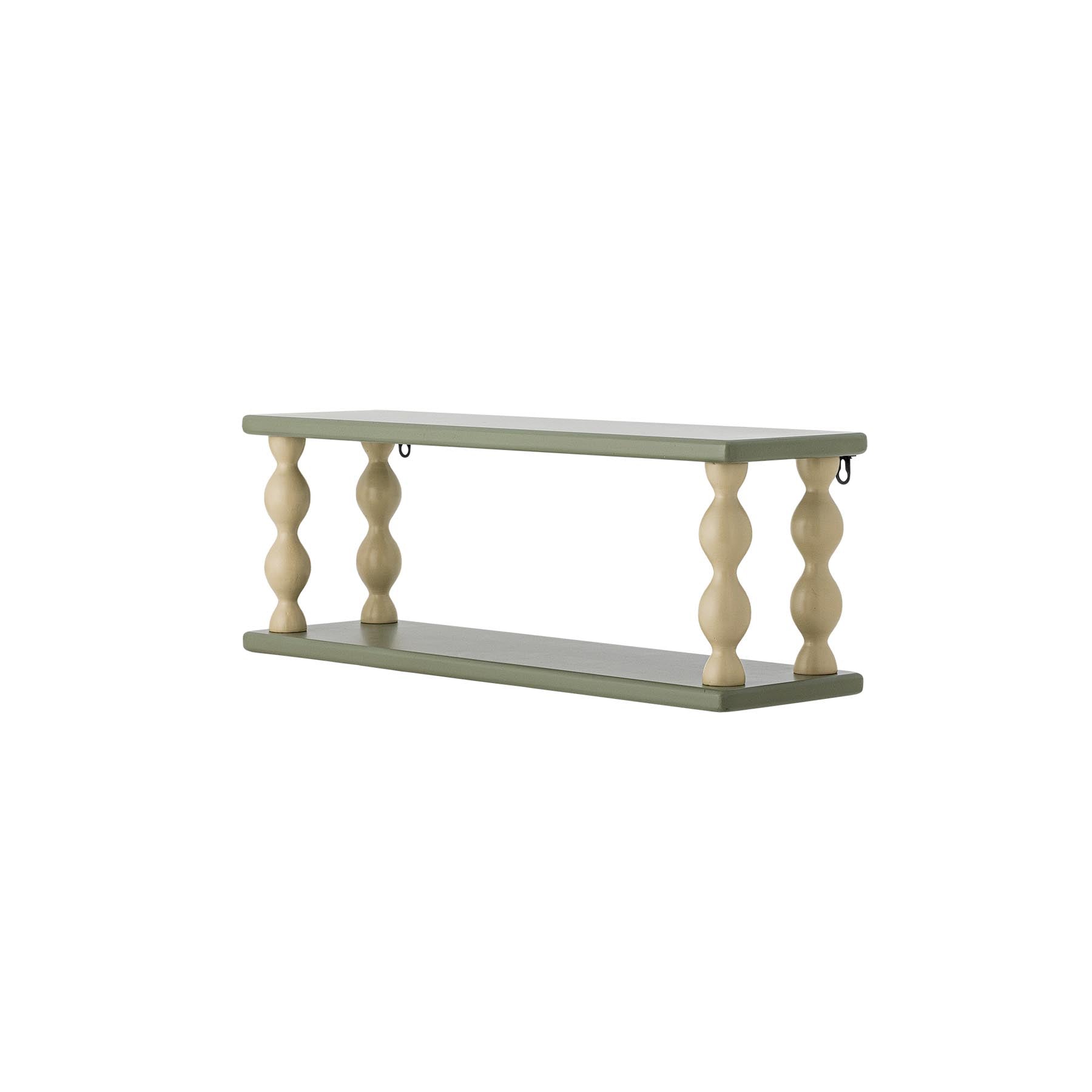 Bibiola Regal, Grün, MDF in Green präsentiert im Onlineshop von KAQTU Design AG. Wandregal ist von Bloomingville Mini