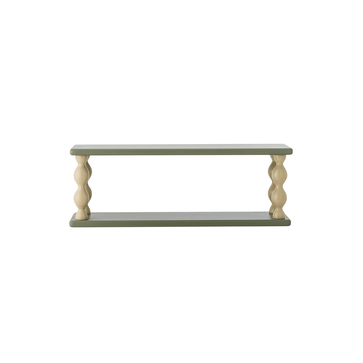 Bibiola Regal, Grün, MDF in Green präsentiert im Onlineshop von KAQTU Design AG. Wandregal ist von Bloomingville Mini