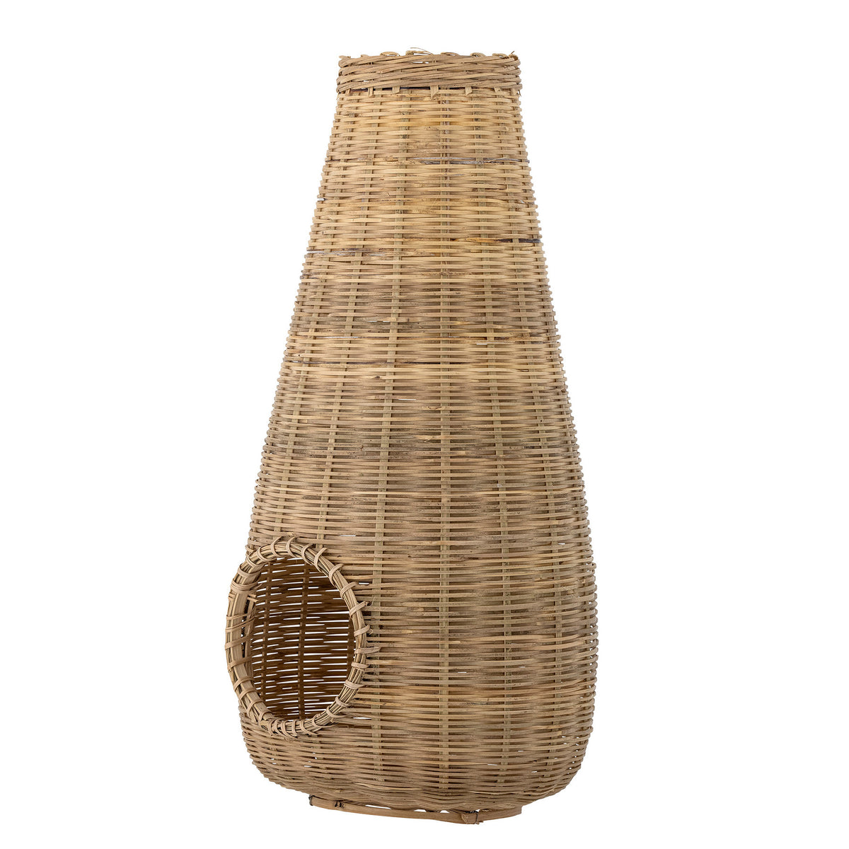 Ottine Laterne mit Glas, Natur, Bambus in Natur präsentiert im Onlineshop von KAQTU Design AG. Laterne ist von Bloomingville