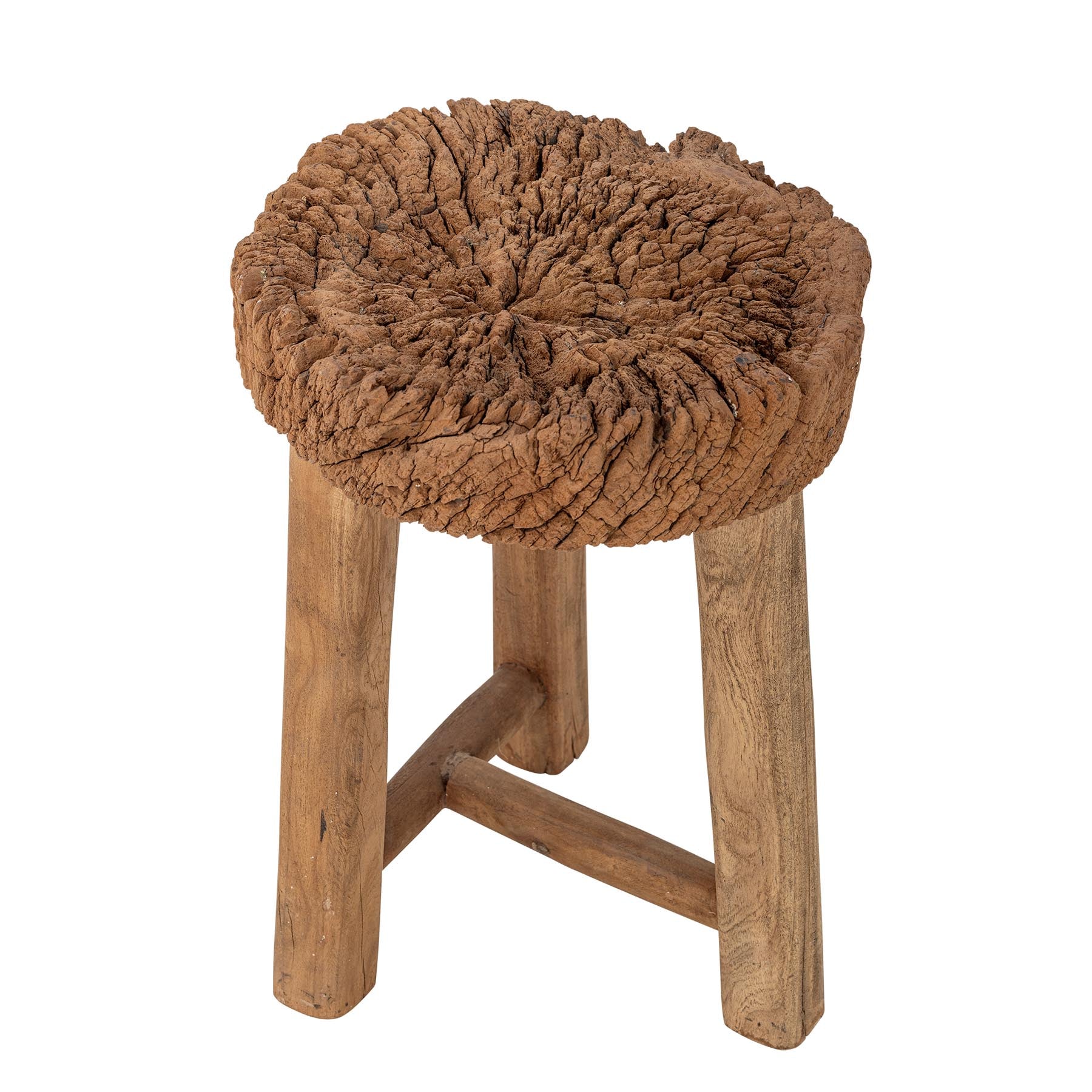 Delray Hocker, Natur, Recyceltes Holz in Nature präsentiert im Onlineshop von KAQTU Design AG. Hocker ist von Bloomingville