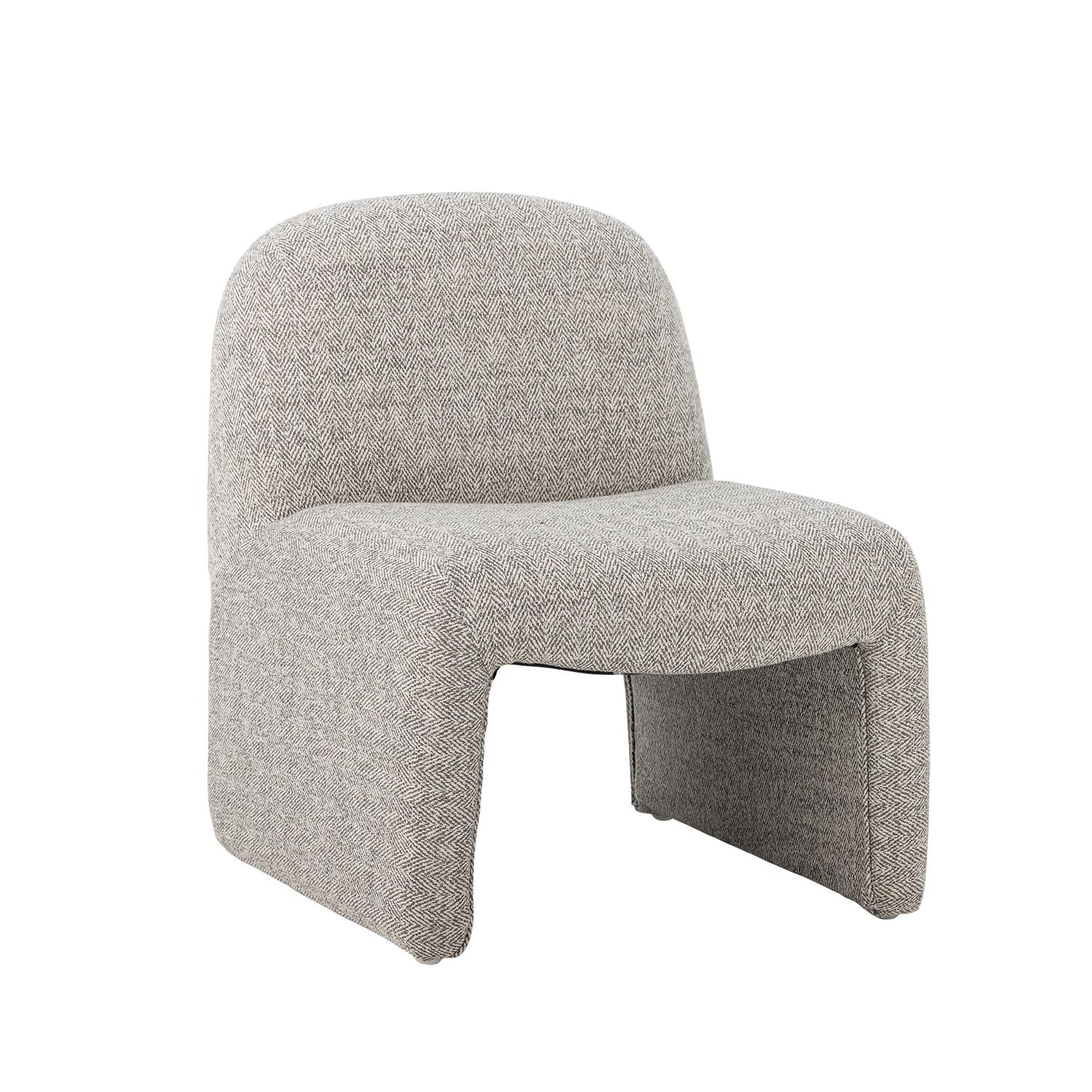 Der Neel Stuhl von Bloomingville Mini in elegantem Grau bietet Kindern einen bequemen Platz zum Spielen und Entspannen. Hochwertiger Polyester sorgt für Langlebigkeit und Pflegeleichtigkeit.