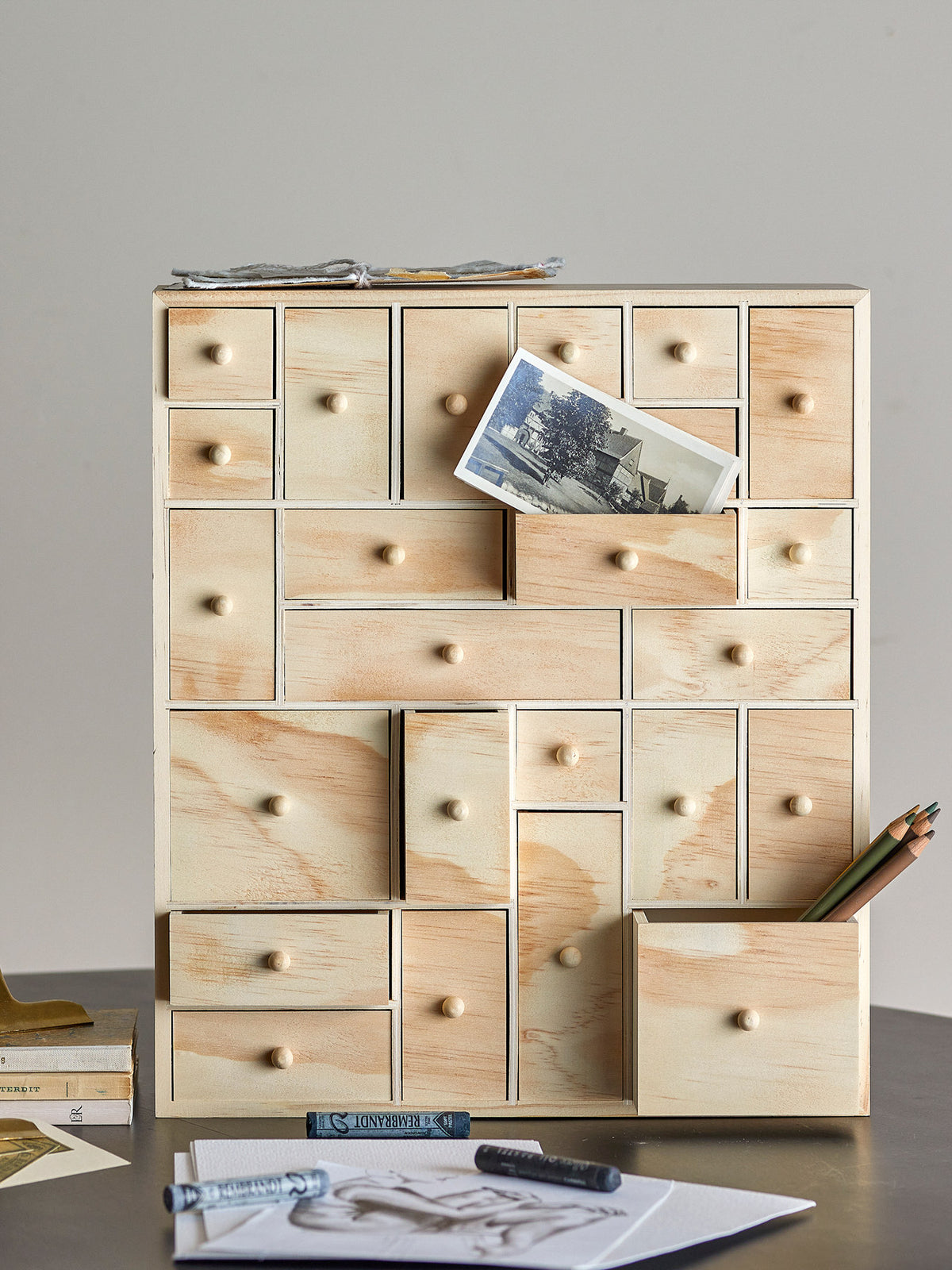 Valery Aufbewahrungsbox, Natur, FSC® 100% , Pine in Natur präsentiert im Onlineshop von KAQTU Design AG. Aufbewahrungsboxen ist von Bloomingville