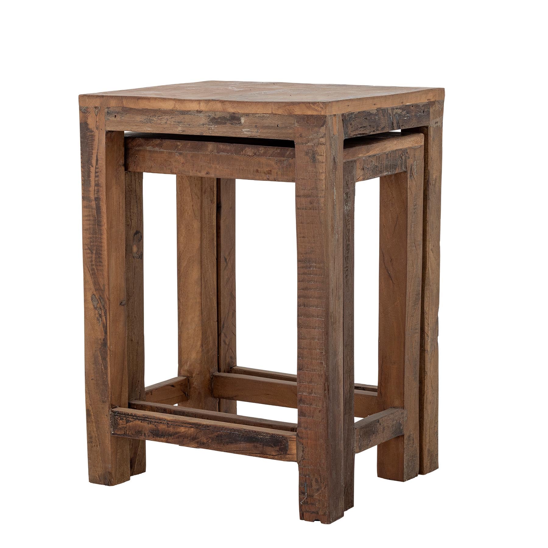 Galen Beistelltisch, Braun, Recyceltes Holz in Brown präsentiert im Onlineshop von KAQTU Design AG. Standregal ist von Creative Collection