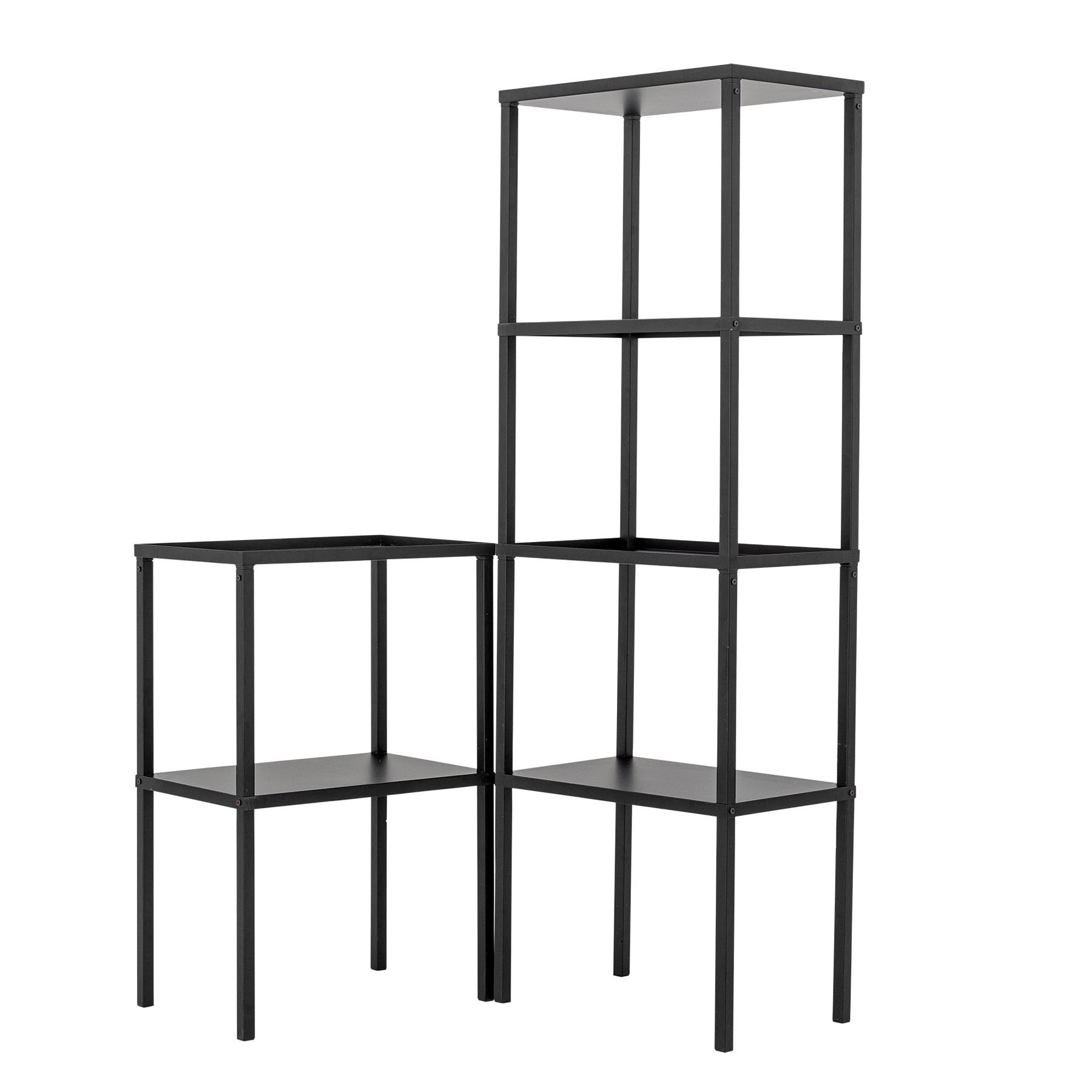 Loups Bücherregal, Schwarz, Metall in Black präsentiert im Onlineshop von KAQTU Design AG. Bücherregal ist von Bloomingville