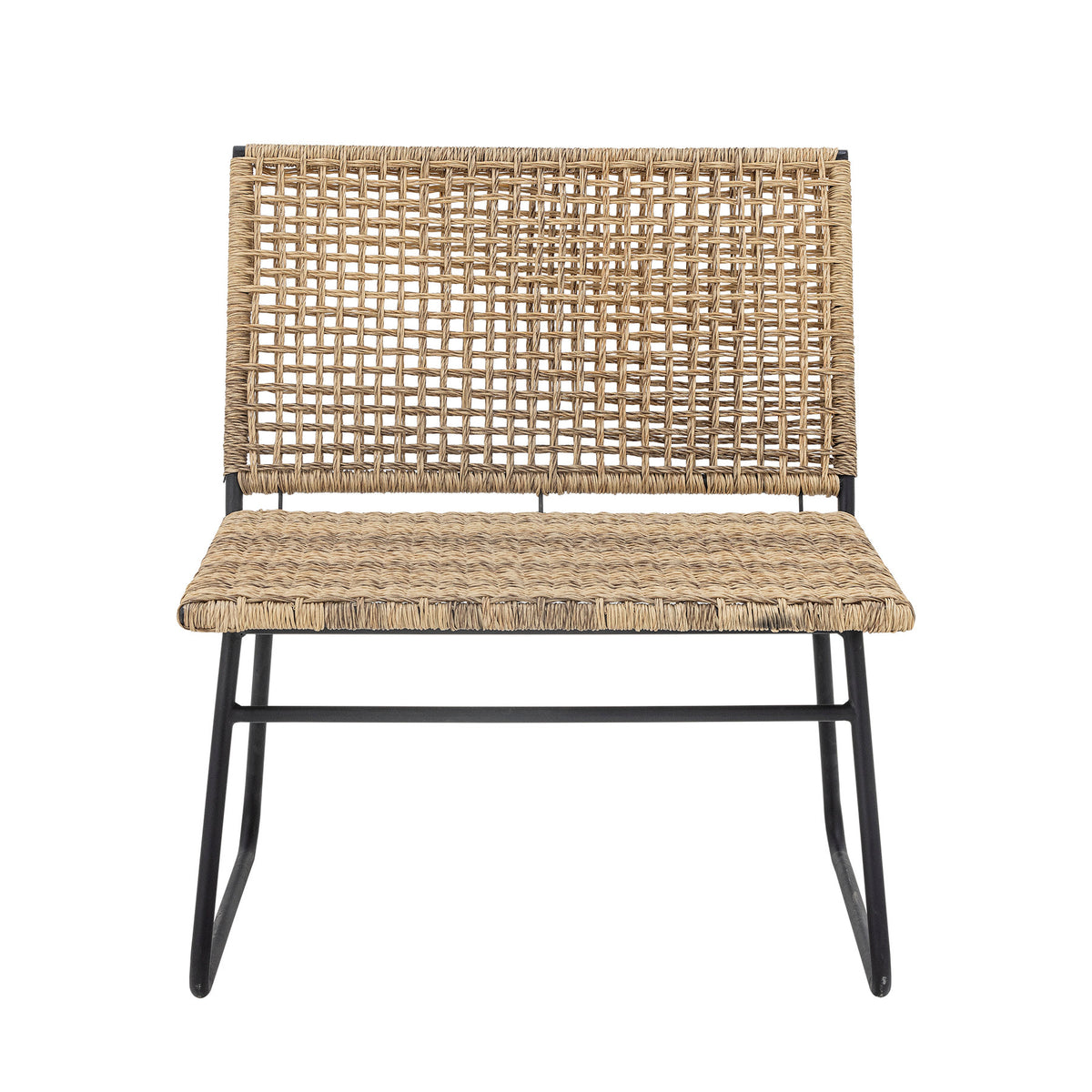 Vallone Loungesessel, Natur, Polyrattan in Natur präsentiert im Onlineshop von KAQTU Design AG. Outdoor-Sessel mit Armlehnen ist von Bloomingville