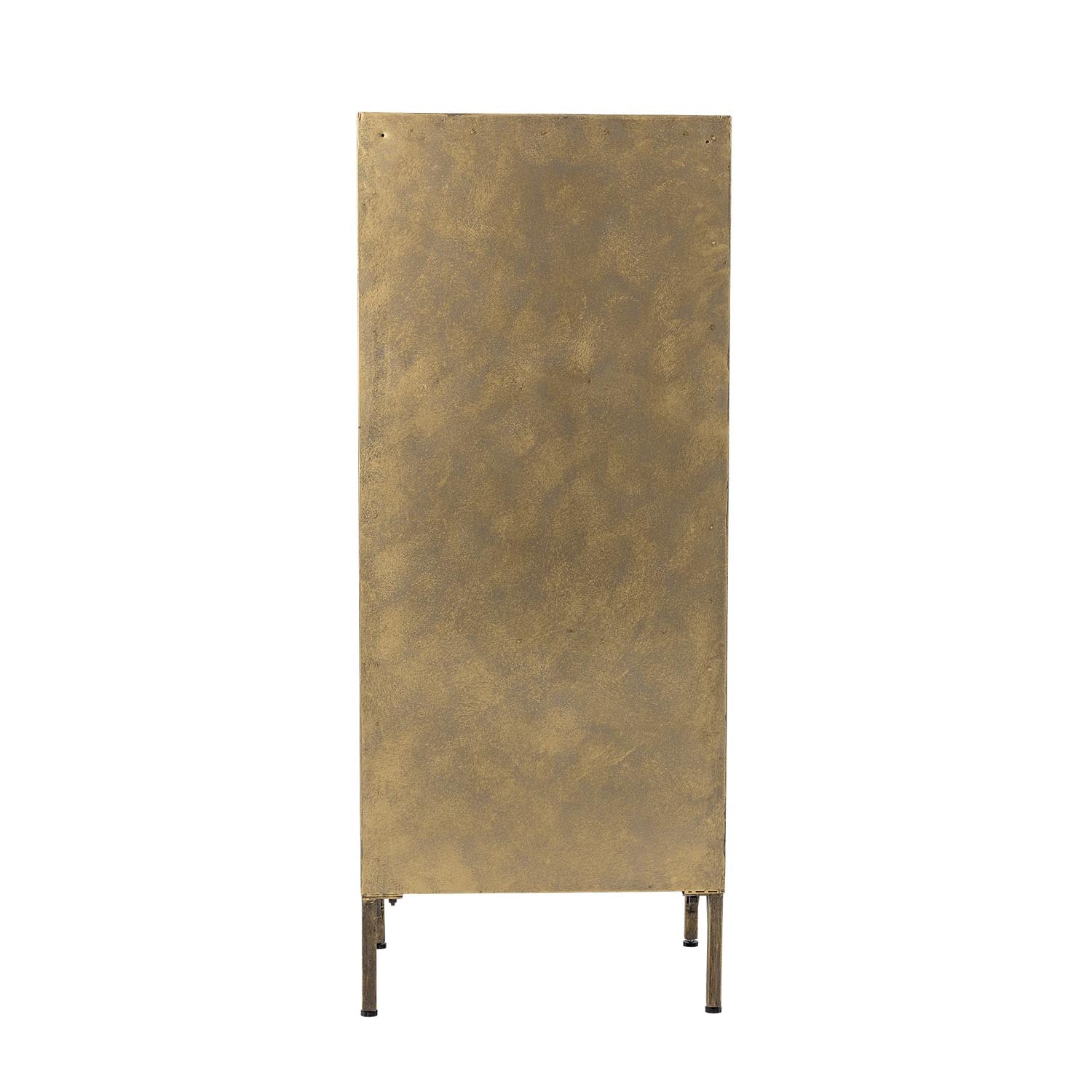 Saone Kabinett, Brass, Gehärtetes Glas in Messing präsentiert im Onlineshop von KAQTU Design AG. Standregal ist von Bloomingville