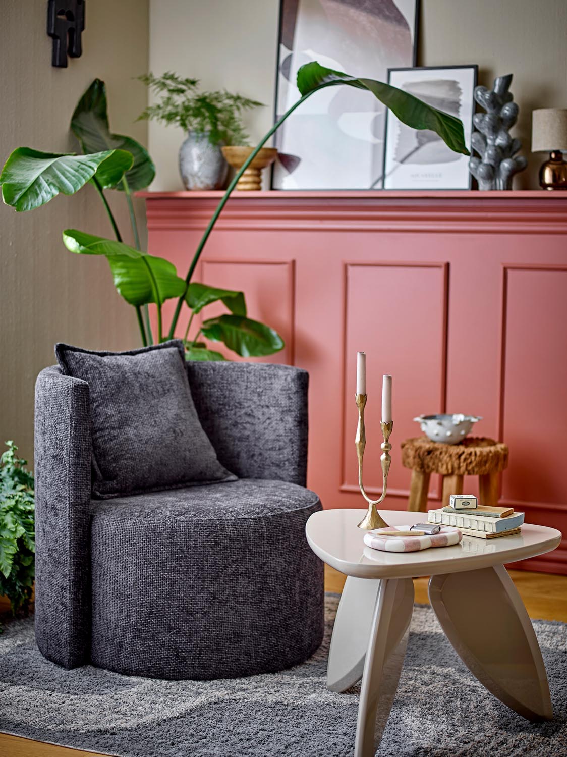Morris Loungesessel, Grau, FSC®100% Plywood in Grey präsentiert im Onlineshop von KAQTU Design AG. Sessel ist von Bloomingville