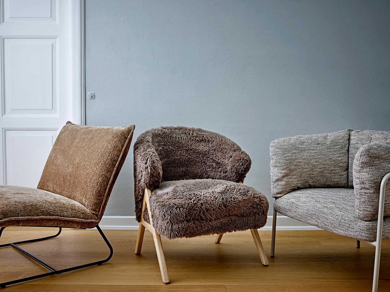 Karel Loungesessel, Natur, FSC®100% Plywood in Nature präsentiert im Onlineshop von KAQTU Design AG. Sessel ist von Bloomingville