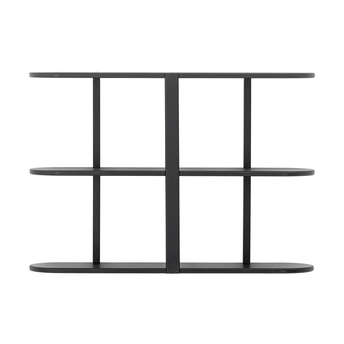 Vicente Regal, Schwarz, MDF in Schwarz präsentiert im Onlineshop von KAQTU Design AG. Wandregal ist von Bloomingville