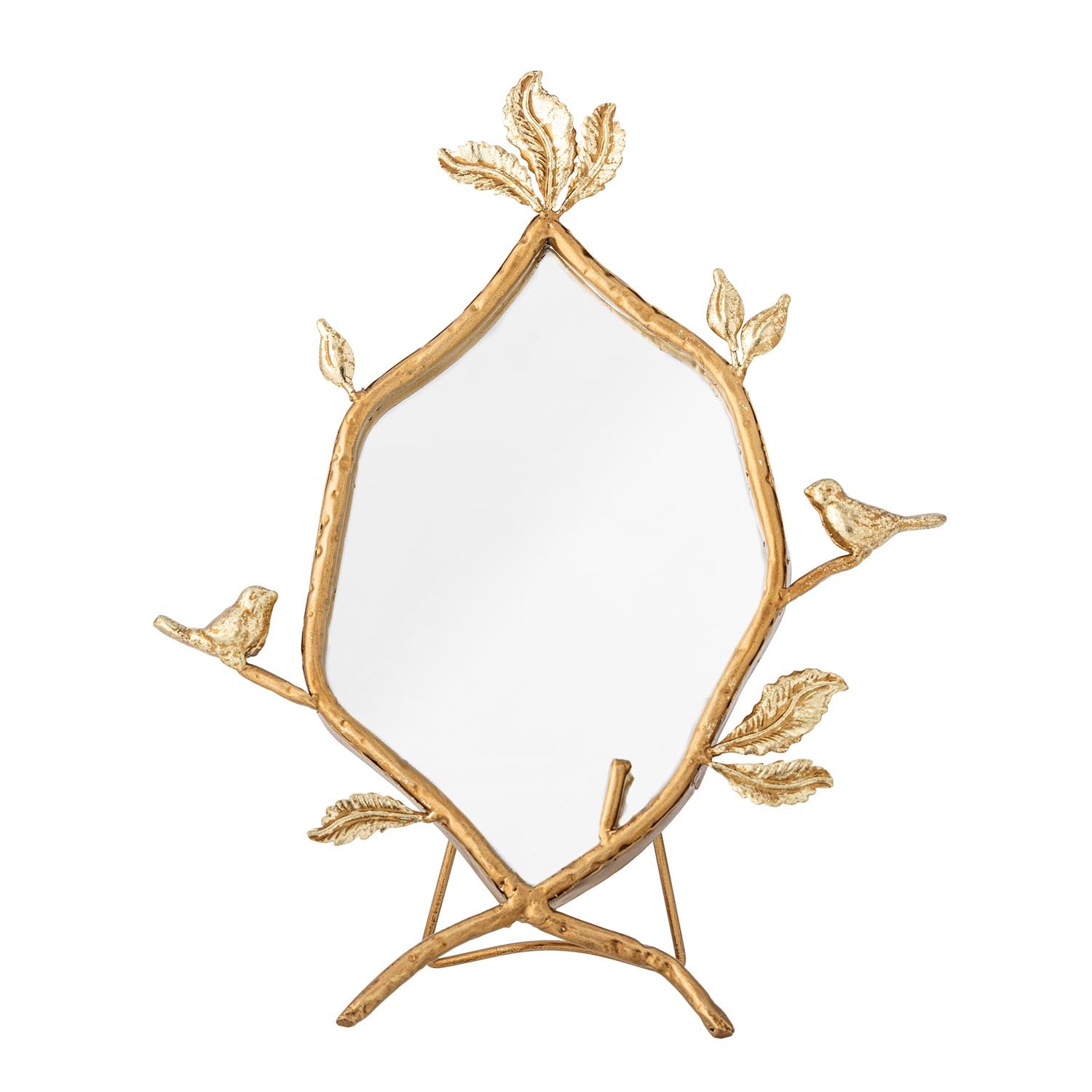 Avila Tischspiegel, Gold, Metall in Gold präsentiert im Onlineshop von KAQTU Design AG. Tischspiegel ist von Creative Collection