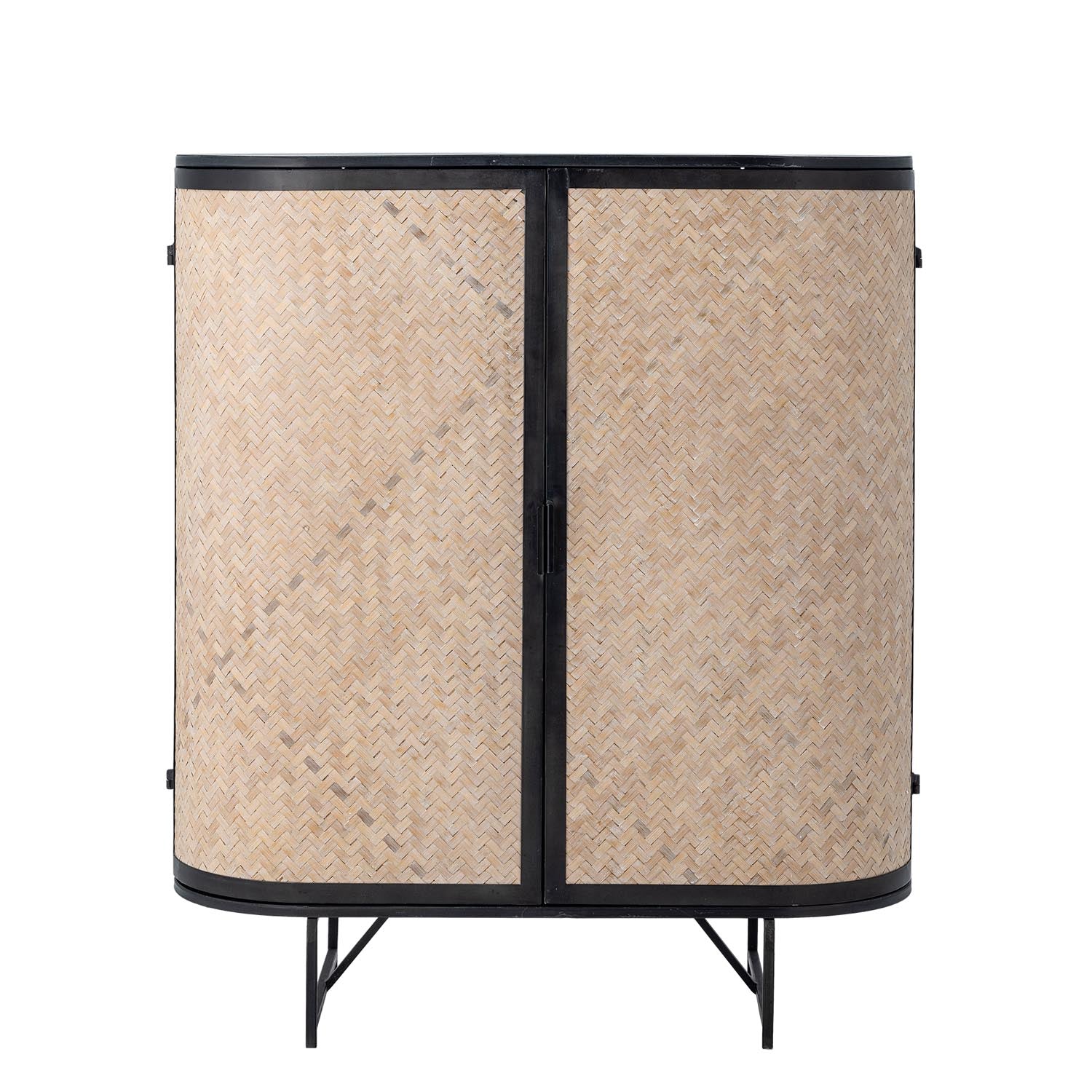 Ember Kabinett, Natur, Metall in Natur präsentiert im Onlineshop von KAQTU Design AG. Standregal ist von Bloomingville