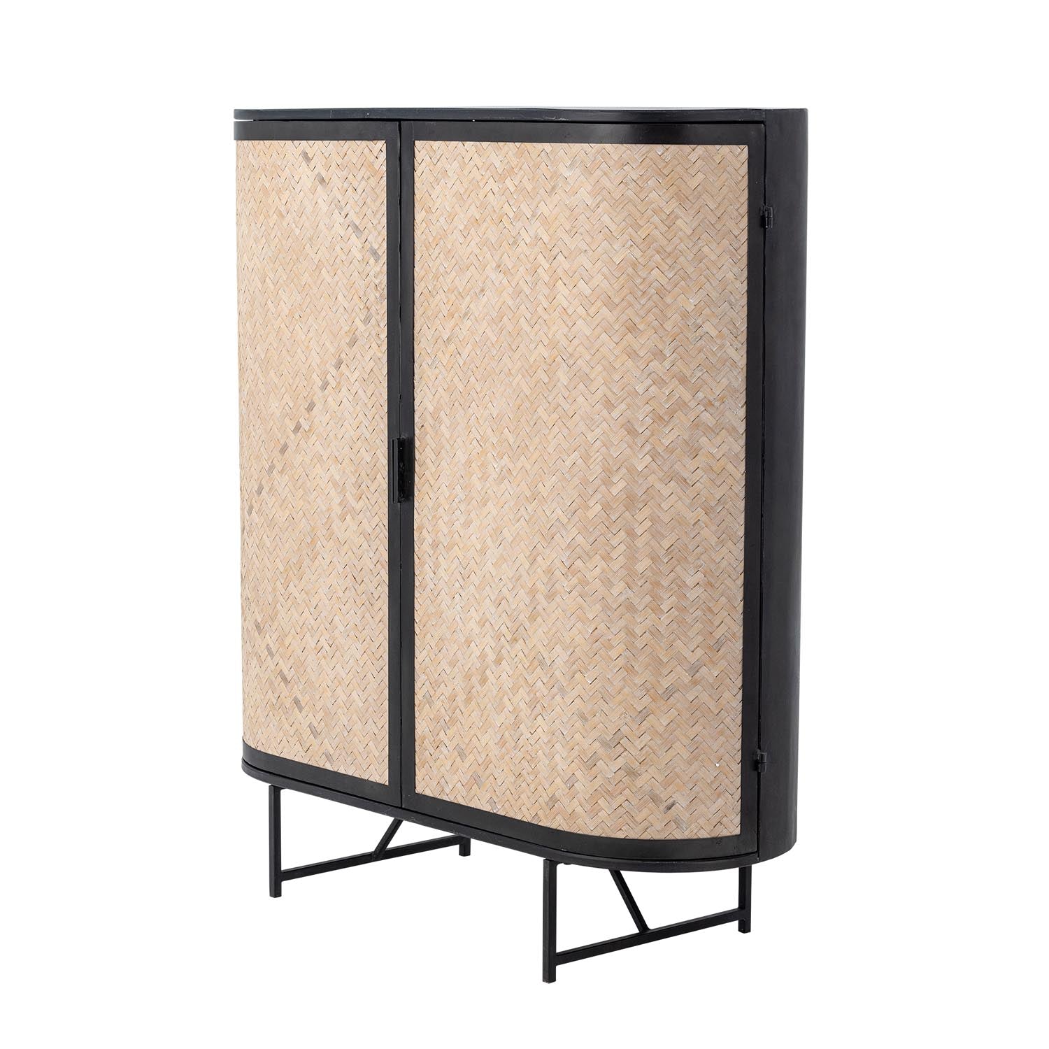 Ember Kabinett, Natur, Metall in Natur präsentiert im Onlineshop von KAQTU Design AG. Standregal ist von Bloomingville