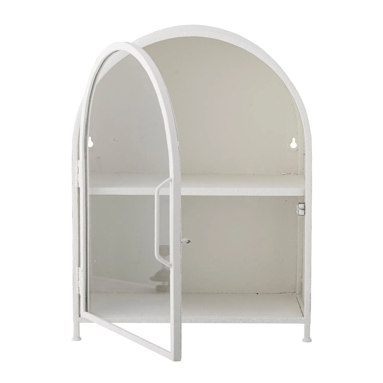 Soria Kabinett, Weiß, Metall in Weiß präsentiert im Onlineshop von KAQTU Design AG. Standregal ist von Bloomingville