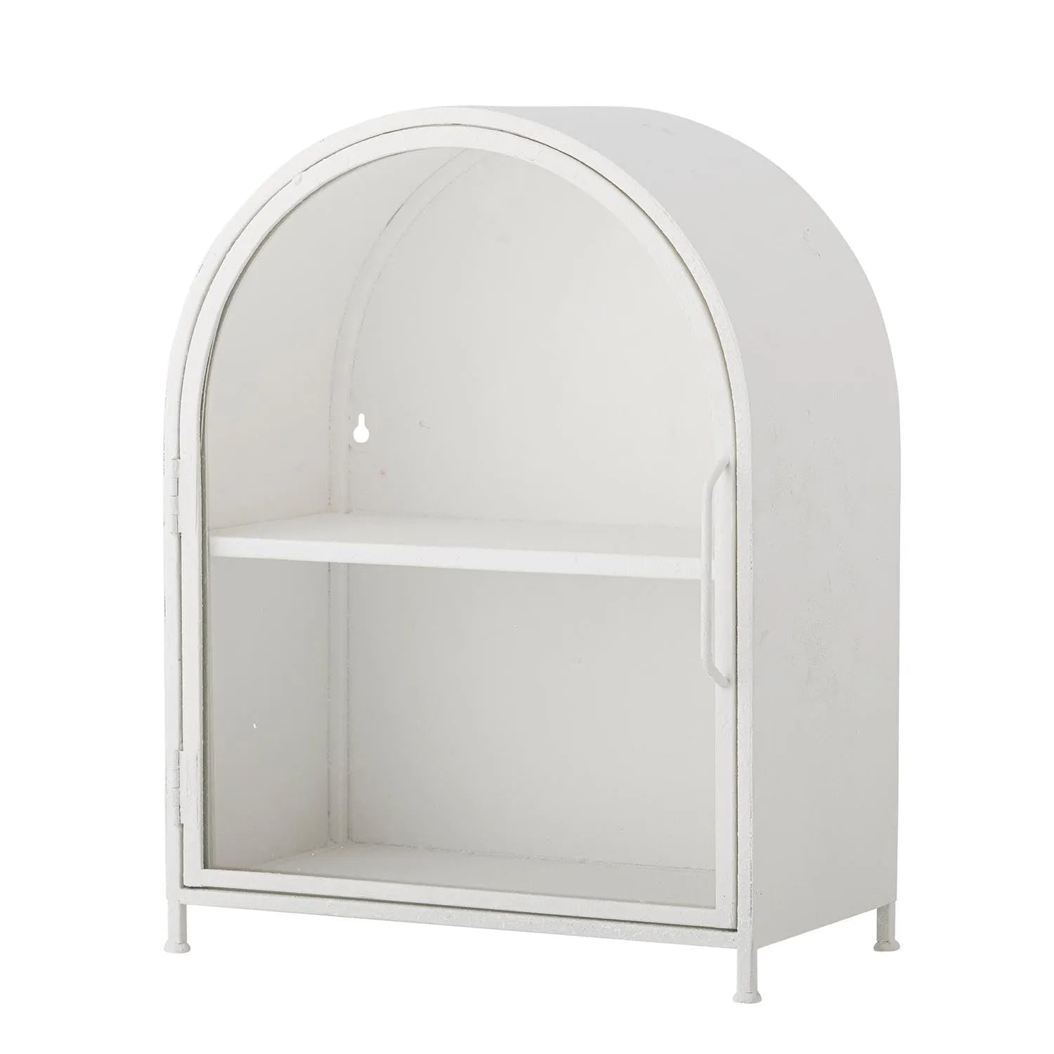 Soria Kabinett, Weiß, Metall in Weiß präsentiert im Onlineshop von KAQTU Design AG. Standregal ist von Bloomingville
