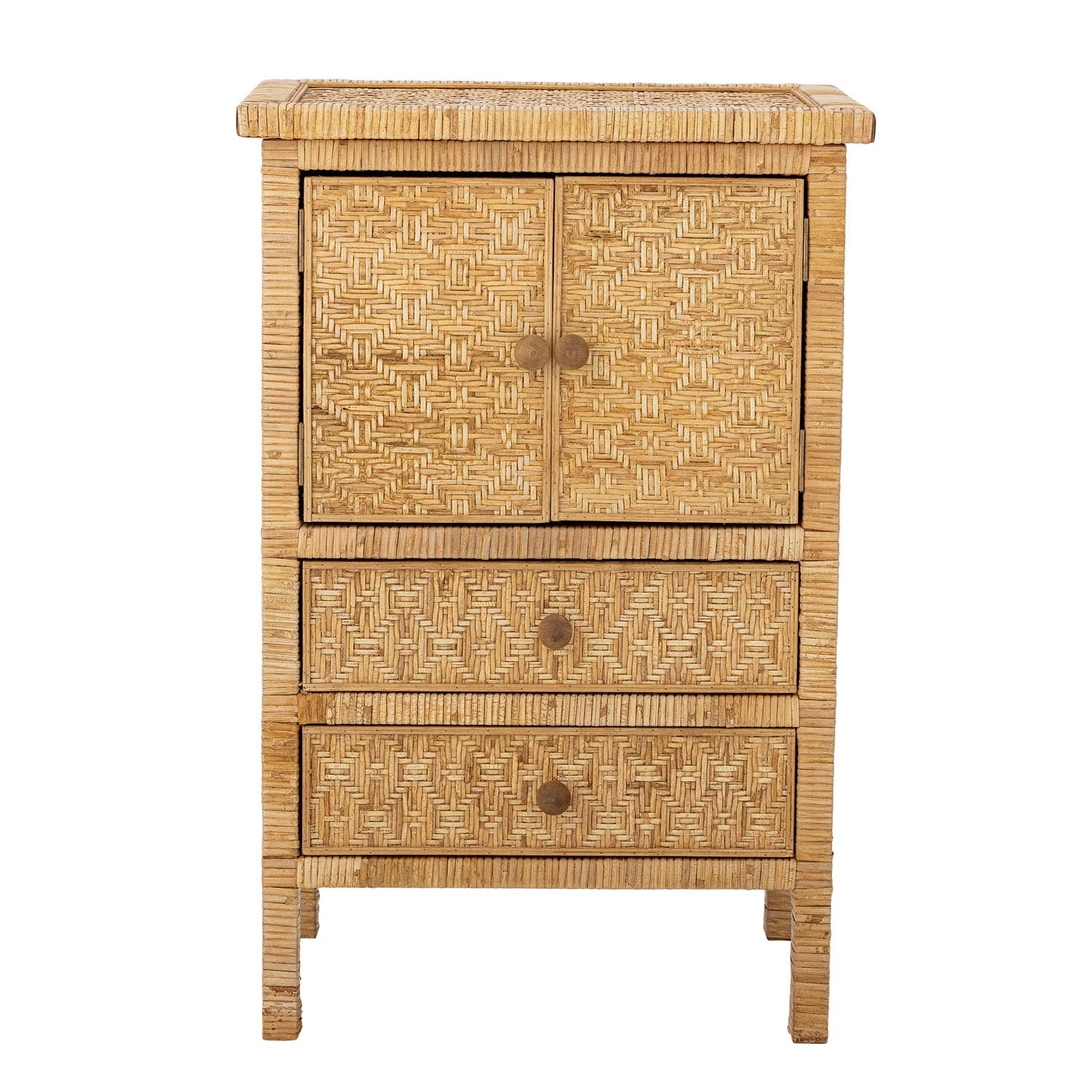 Lorris Schubladen, Natur, Rattan in Natur präsentiert im Onlineshop von KAQTU Design AG. High-Sideboard ist von Creative Collection