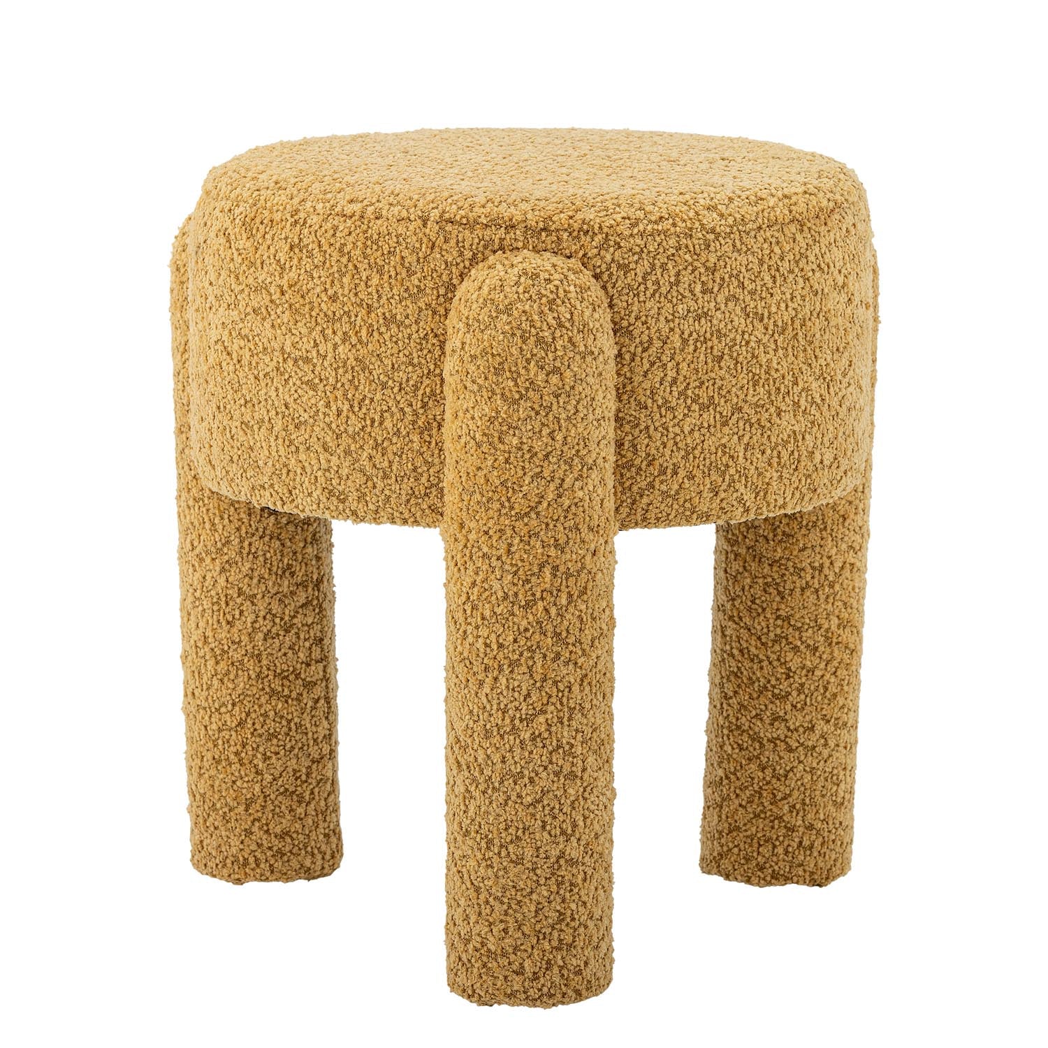 Bruno Hocker, Gelb, Polyester in Gelb präsentiert im Onlineshop von KAQTU Design AG. Hocker ist von Bloomingville
