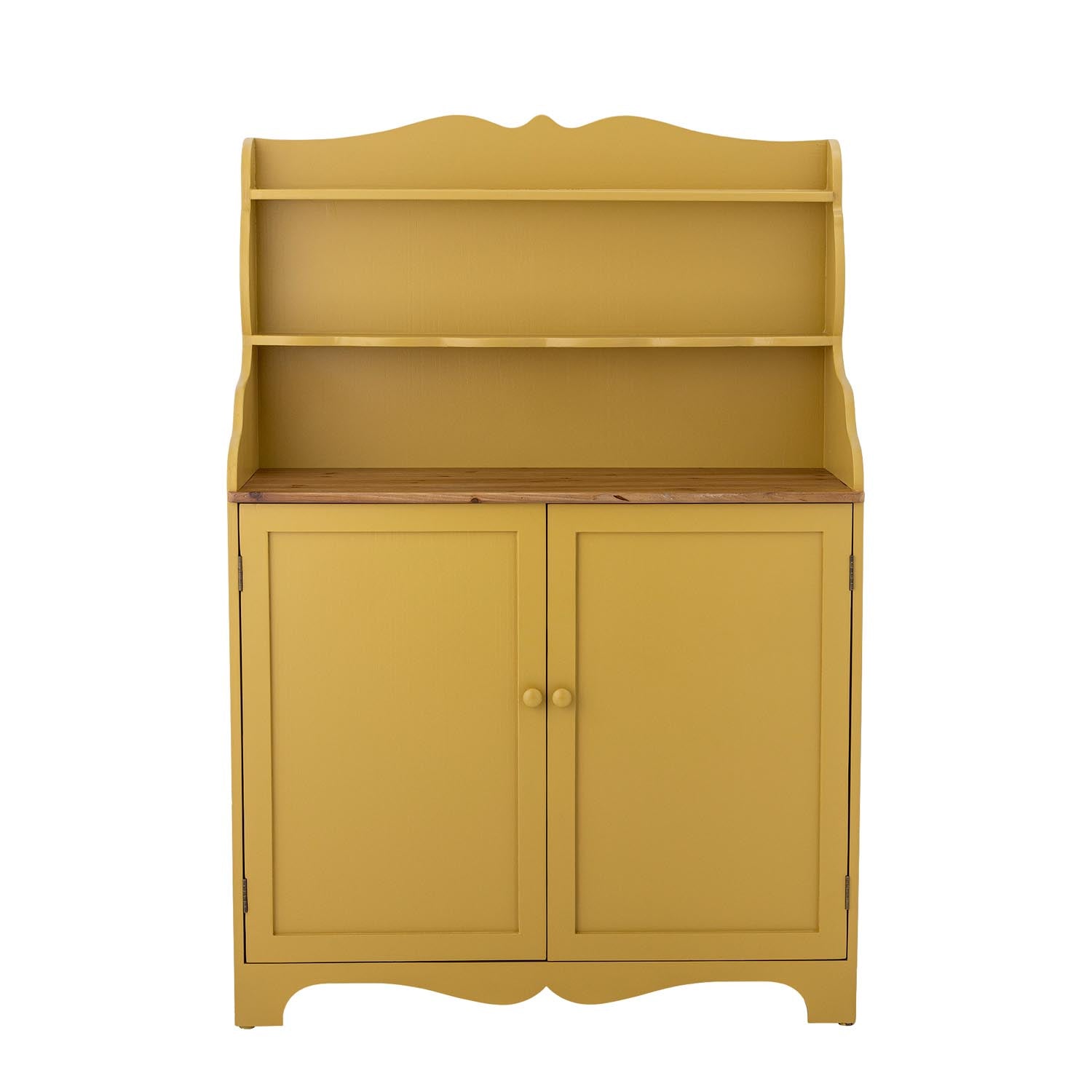 Libby Kabinett, Gelb, Kiefer in Gelb präsentiert im Onlineshop von KAQTU Design AG. Standregal ist von Creative Collection