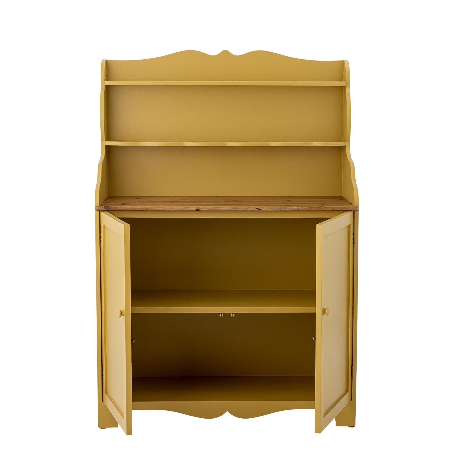 Verleihen Sie Ihrem Zuhause mit dem Libby Kabinett in Gelb von Creative Collection einen Hauch von Vintage-Charme und praktischer Eleganz.
