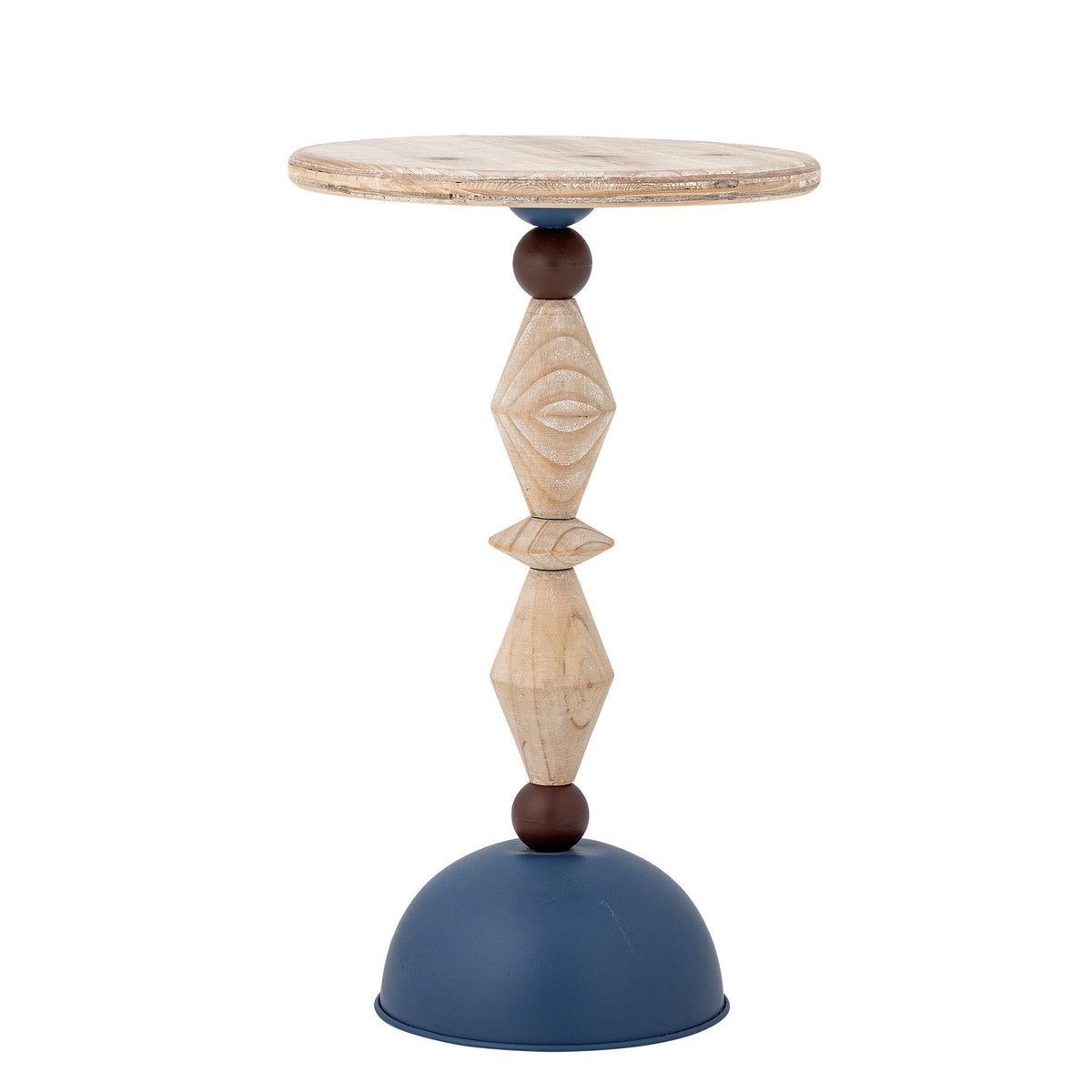 Mannelli Beistelltisch, Blau, Tannenholz in Blue präsentiert im Onlineshop von KAQTU Design AG. Standregal ist von Creative Collection