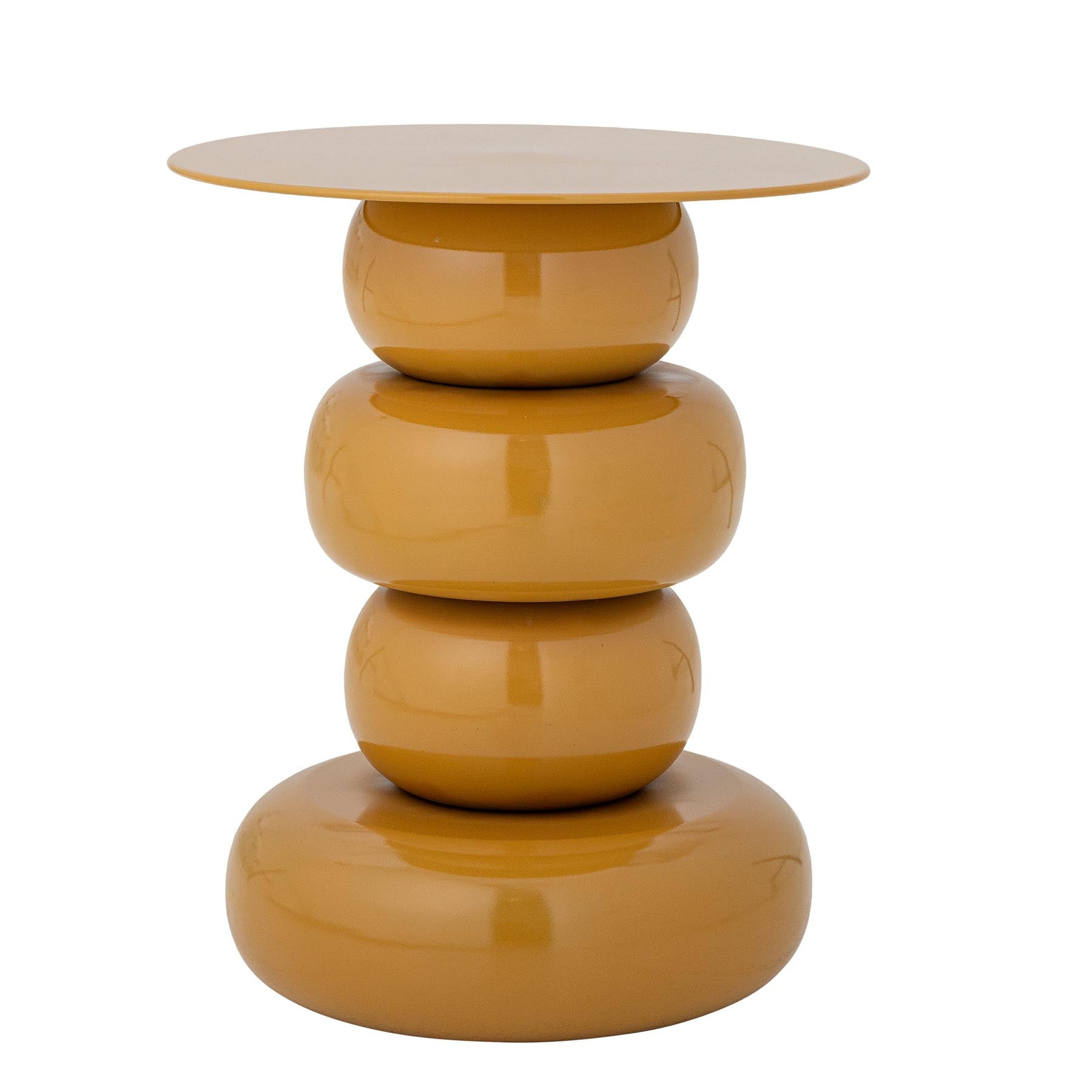 Olonne Beistelltisch, Gelb, Metall in Yellow präsentiert im Onlineshop von KAQTU Design AG. Standregal ist von Bloomingville