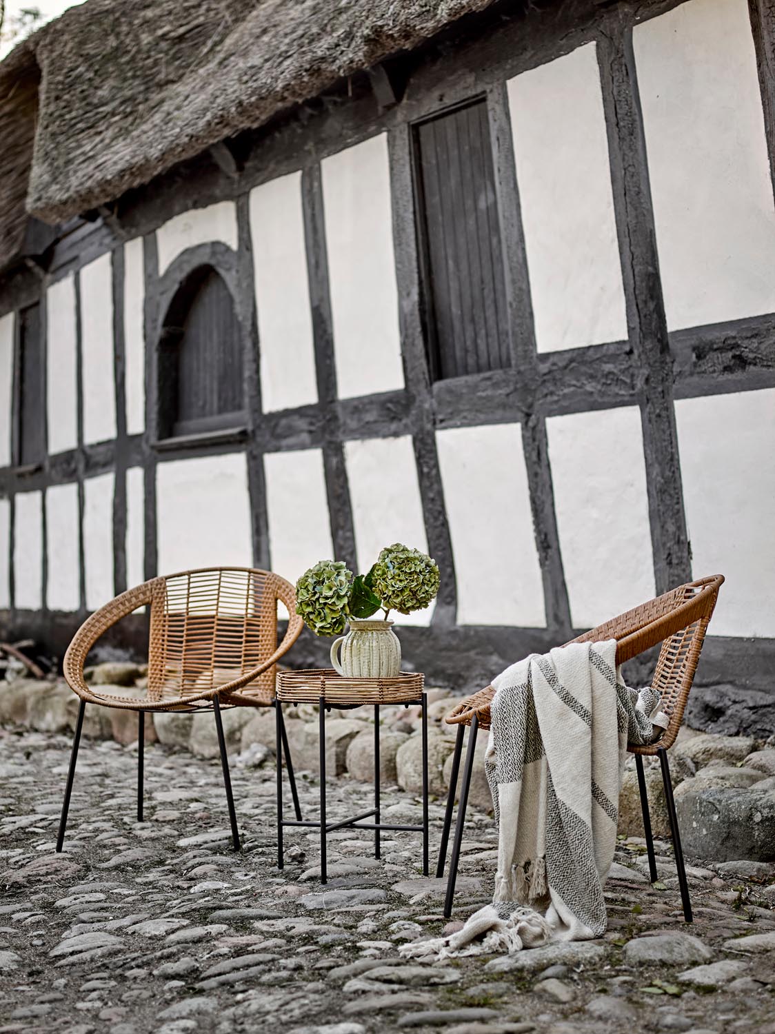Dudine Lounge-set, Natur, Polyrattan in Nature präsentiert im Onlineshop von KAQTU Design AG. Sessel ist von Bloomingville