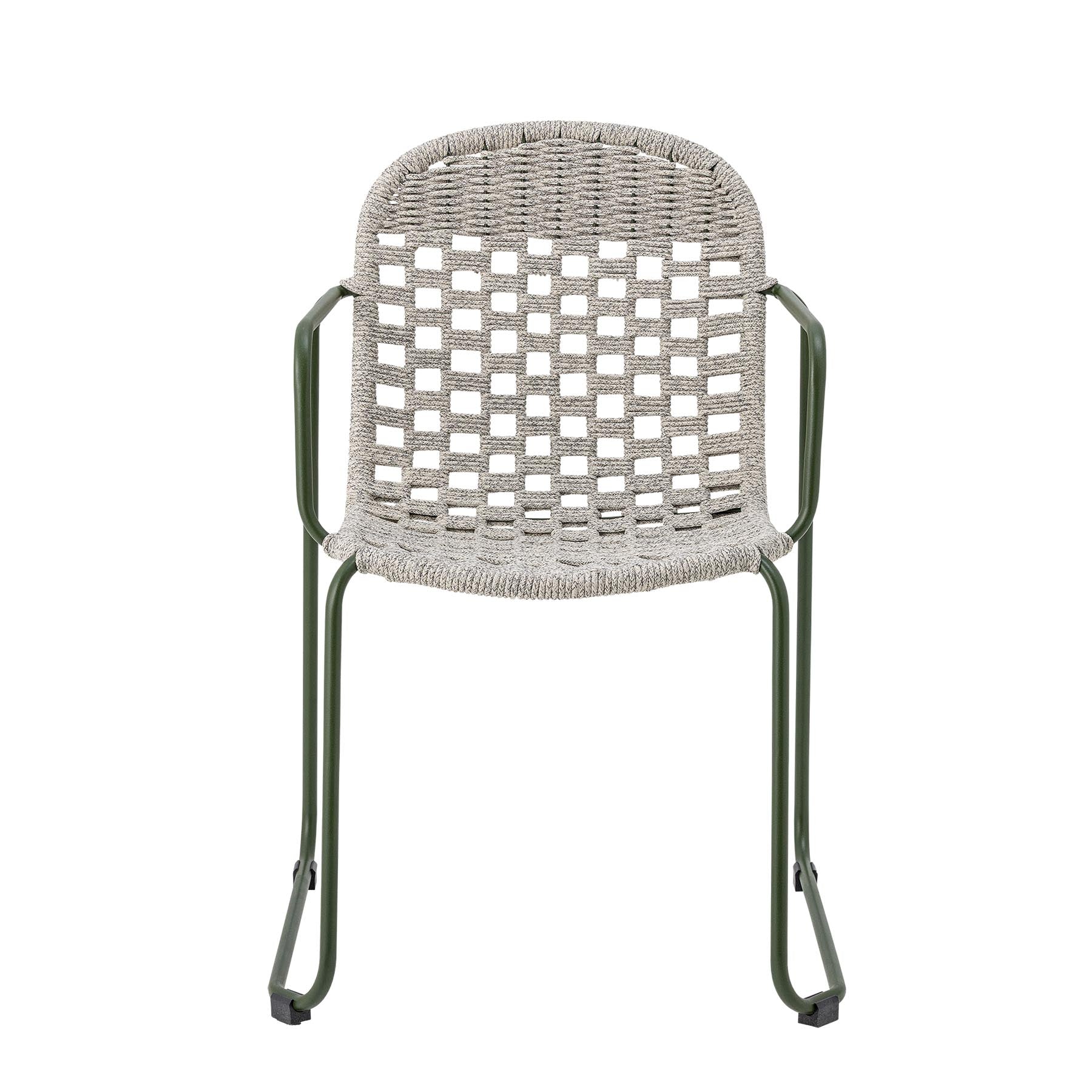 Calana Esszimmerstuhl, Grün, Metall in Green präsentiert im Onlineshop von KAQTU Design AG. Stuhl ist von Bloomingville