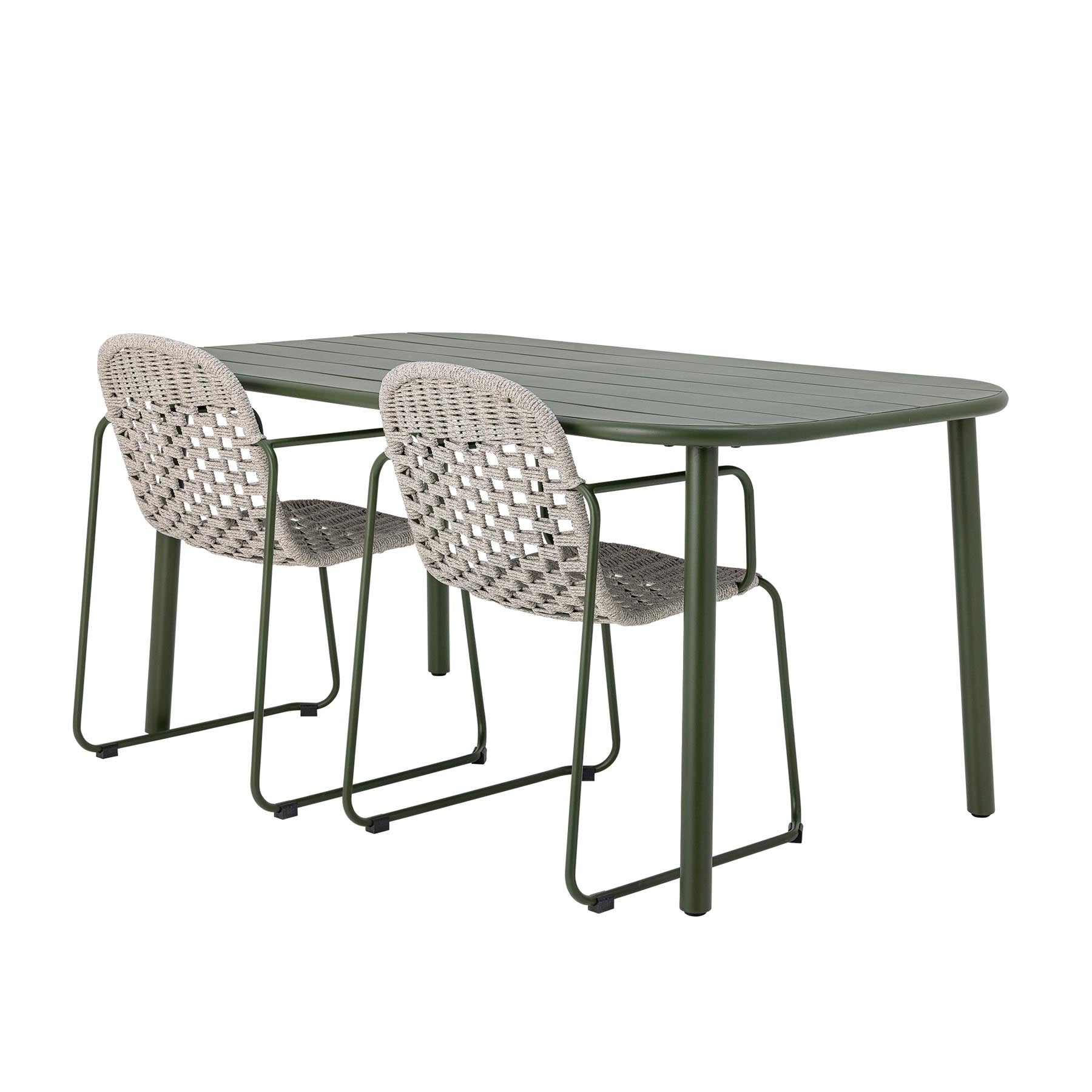 Calana Esstisch, Grün, Metall in Green präsentiert im Onlineshop von KAQTU Design AG. Esstisch ist von Bloomingville
