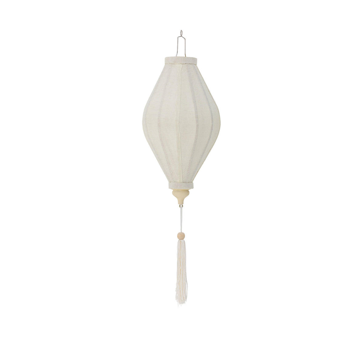 Pomp Deko, Weiss, Polyester in White präsentiert im Onlineshop von KAQTU Design AG. Kunstgegenstände ist von Bloomingville