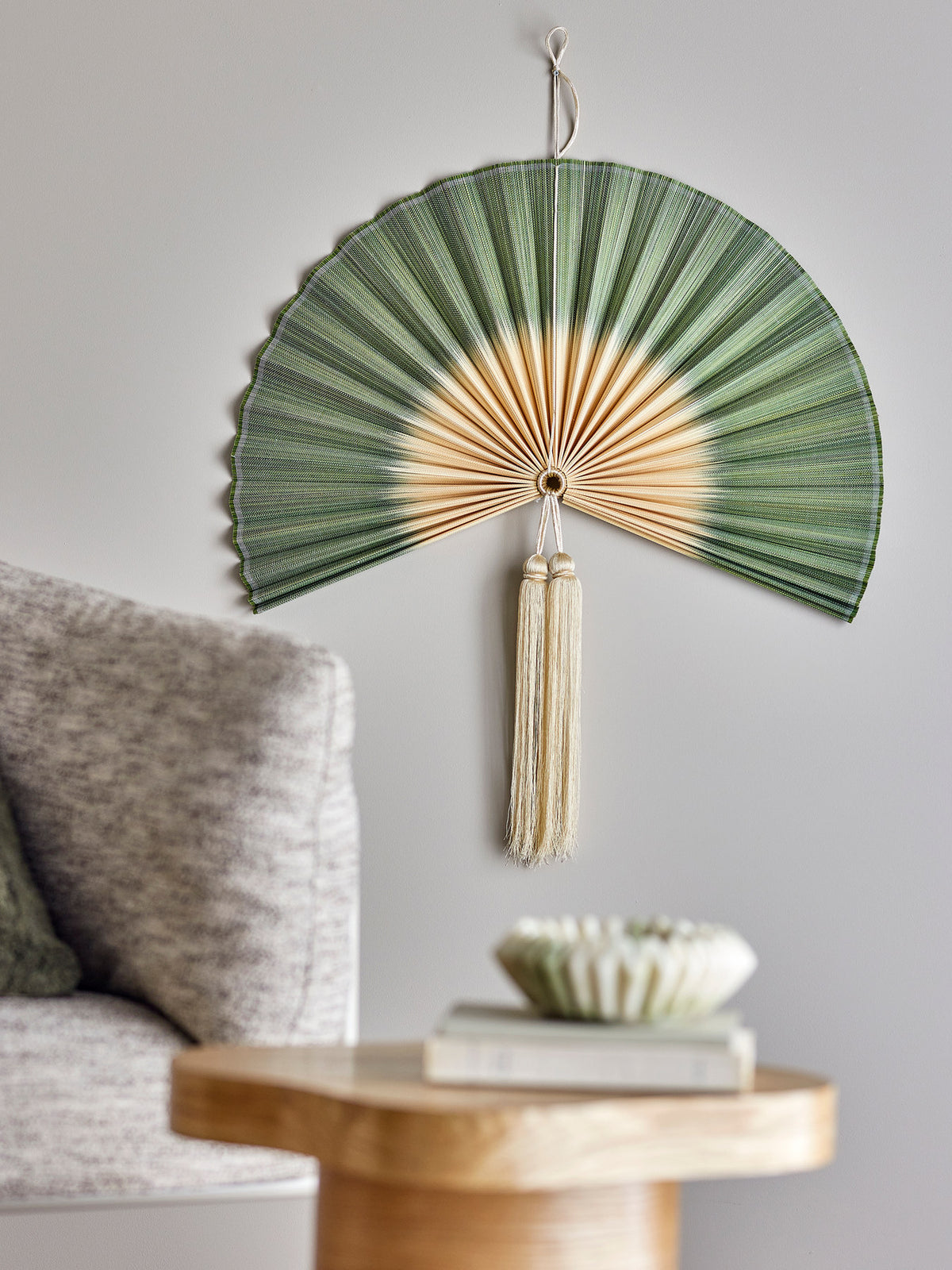 Jaime Wanddekoration, Grün, Bambus in Green präsentiert im Onlineshop von KAQTU Design AG. Bild ist von Bloomingville