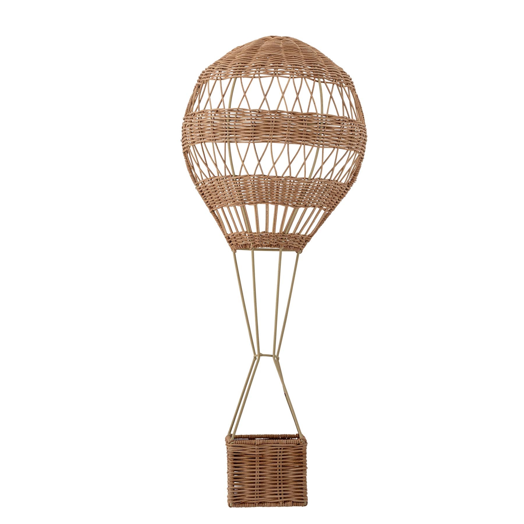 Huggi Wandkorb, Natur, Rattan in Nature präsentiert im Onlineshop von KAQTU Design AG. Aufbewahrungskorb ist von Bloomingville Mini