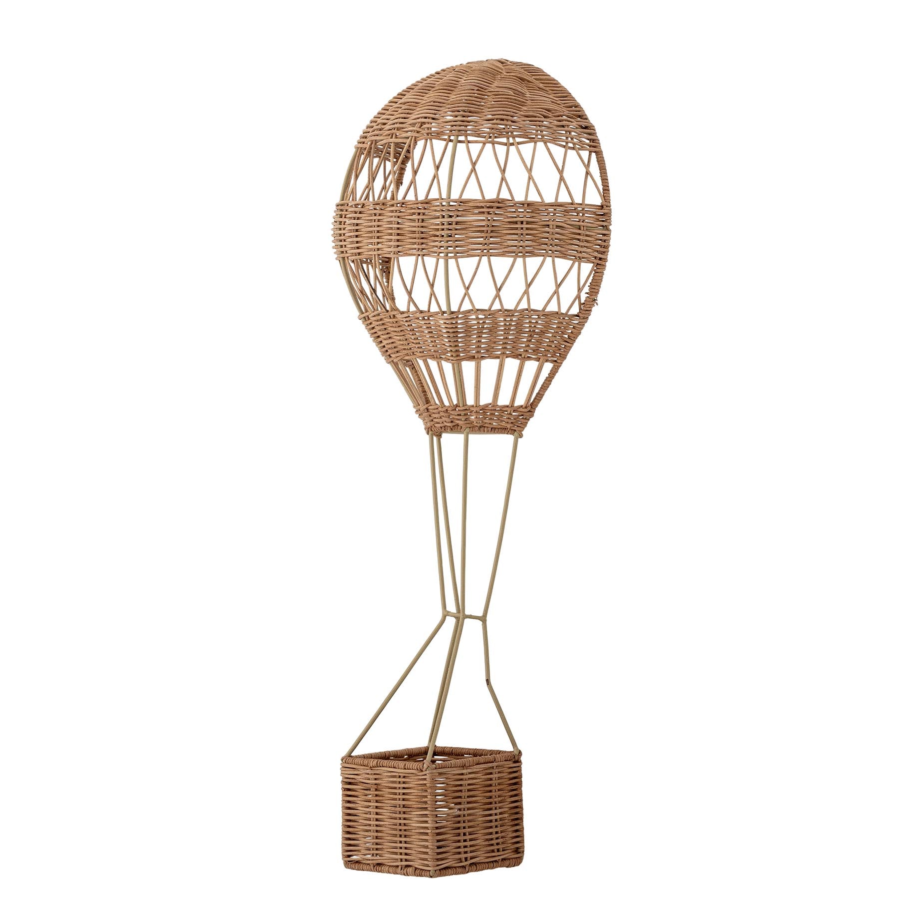 Huggi Wandkorb, Natur, Rattan in Nature präsentiert im Onlineshop von KAQTU Design AG. Aufbewahrungskorb ist von Bloomingville Mini