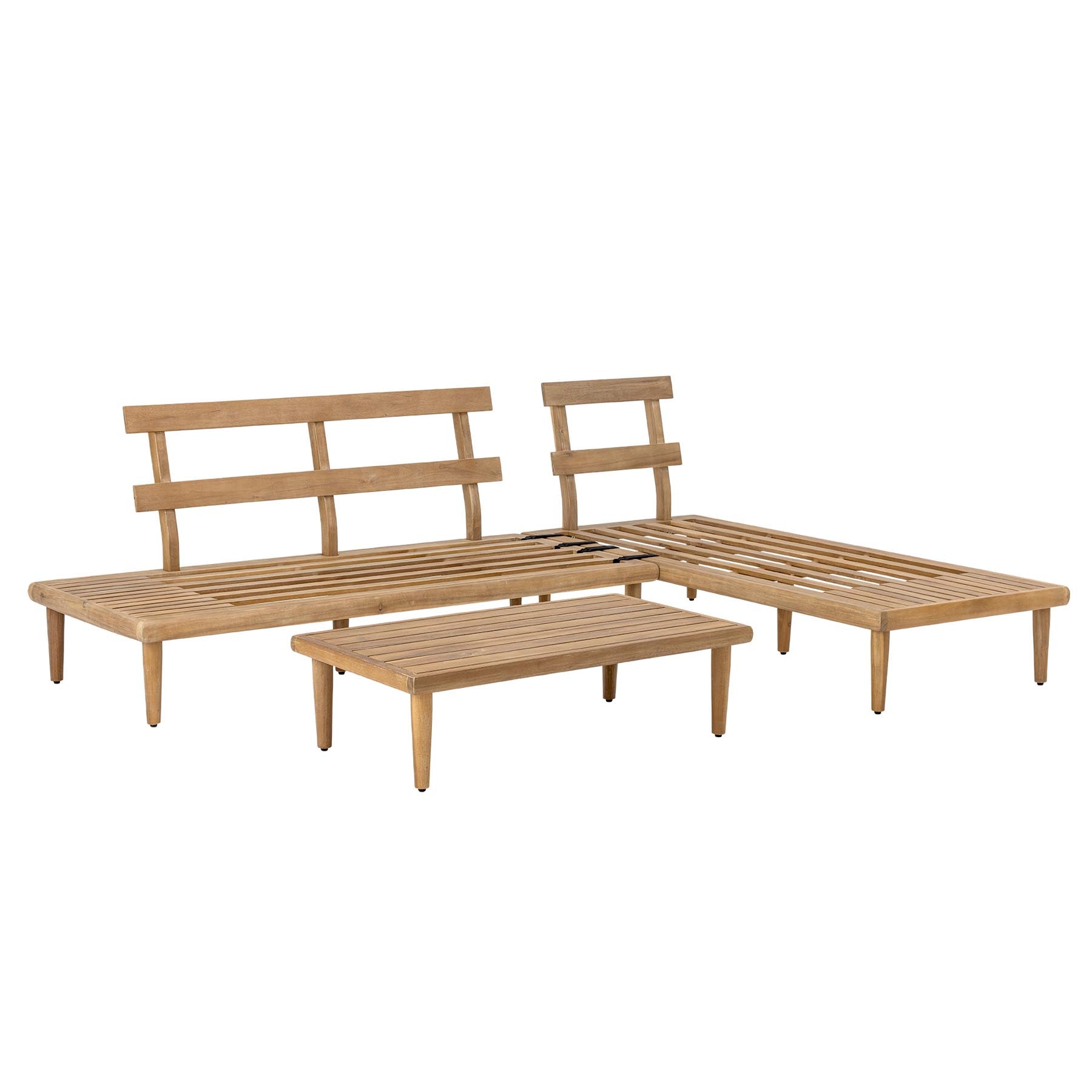 Cesano Lounge-set, Natur, FSC®100%, Acacia in Nature präsentiert im Onlineshop von KAQTU Design AG. 2er Sofa ist von Bloomingville