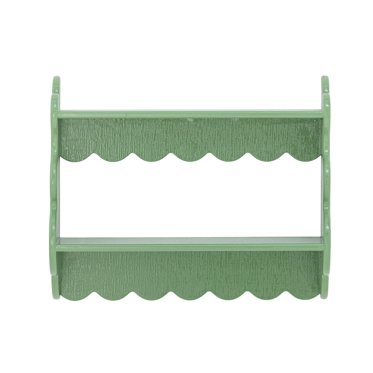 Salla Regal, Grün, Tannenholz in Green präsentiert im Onlineshop von KAQTU Design AG. Wandregal ist von Creative Collection