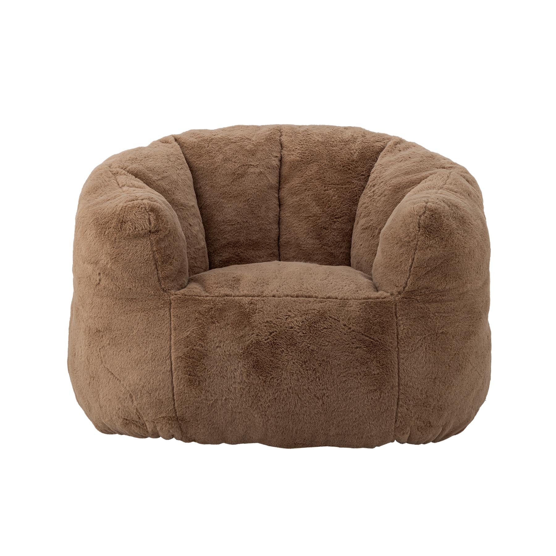 Kari Loungesessel, Braun, Polyester in Brown präsentiert im Onlineshop von KAQTU Design AG. Sessel ist von Bloomingville Mini