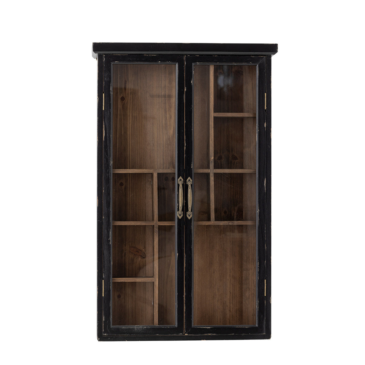 Hazem Kabinett, Schwarz, Tannenholz in Black präsentiert im Onlineshop von KAQTU Design AG. Cabinet ist von Creative Collection