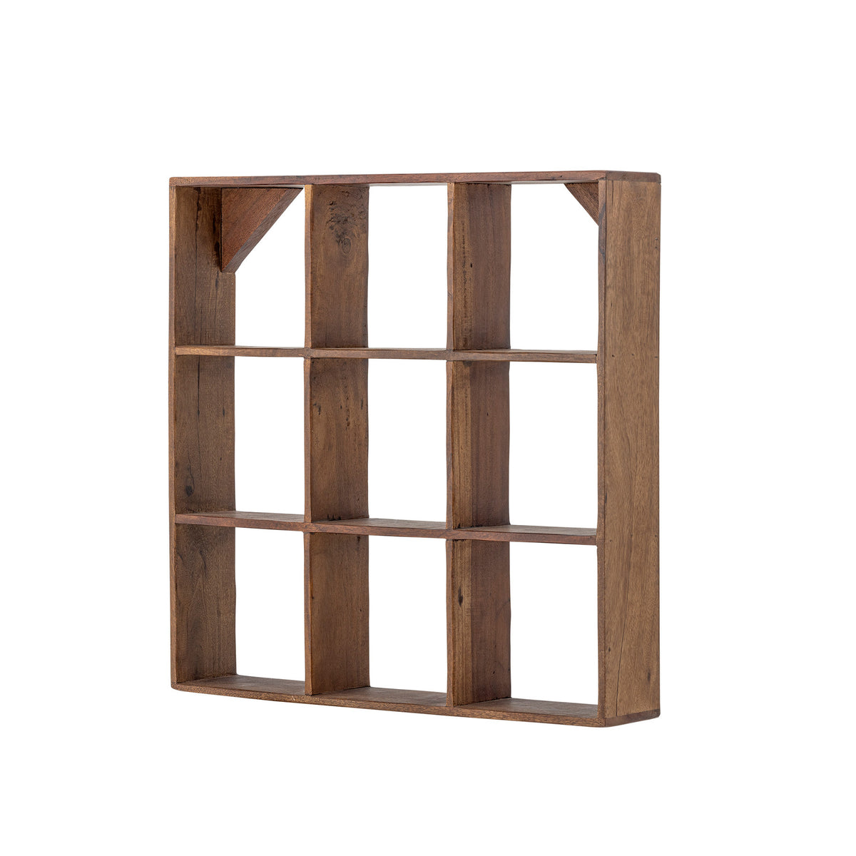 Tilo Regal, Braun, Recyceltes Holz in Brown präsentiert im Onlineshop von KAQTU Design AG. Wandregal ist von Creative Collection