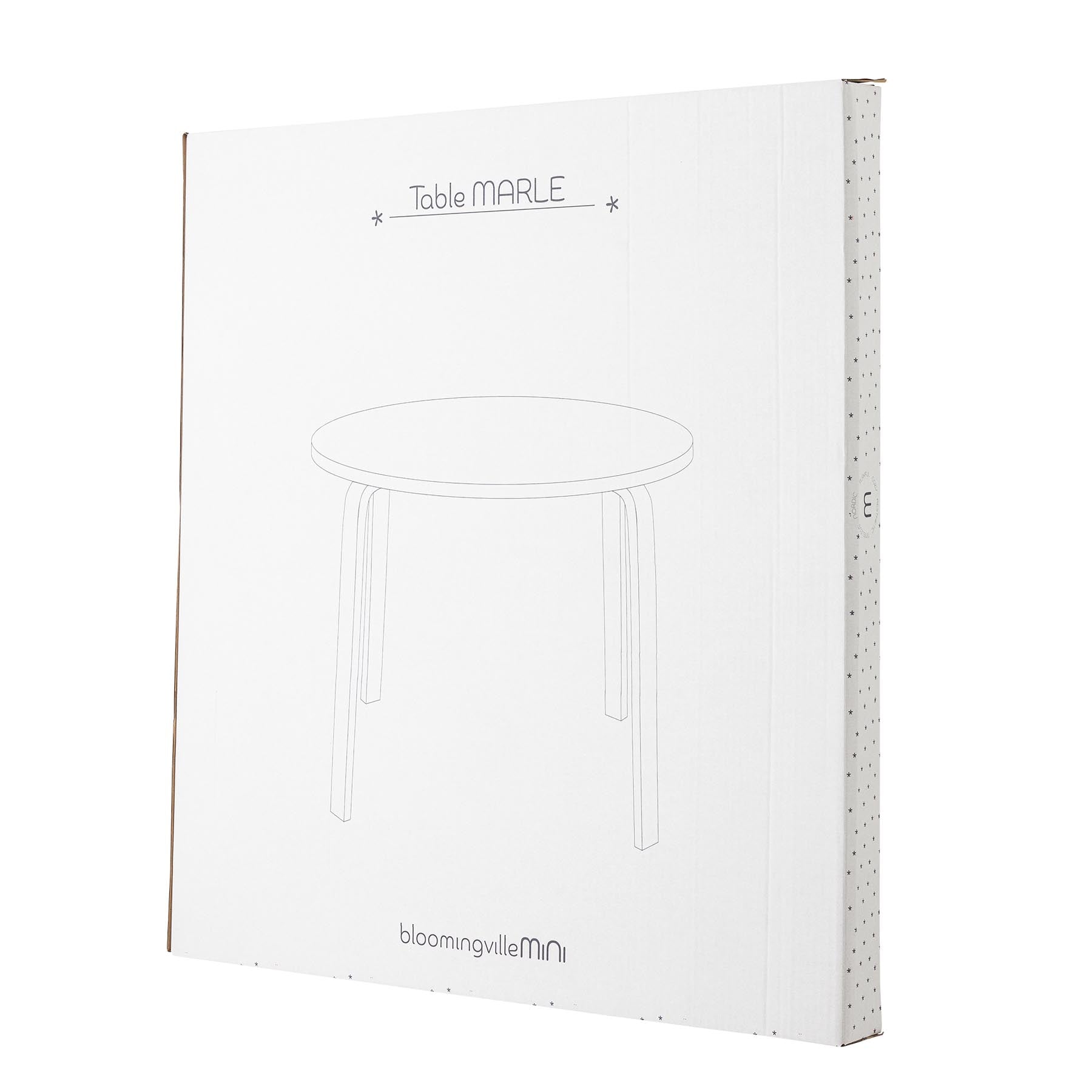 Marle Tisch, Natur, FSC®100%, MDF in Nature präsentiert im Onlineshop von KAQTU Design AG. Esstisch ist von Bloomingville Mini