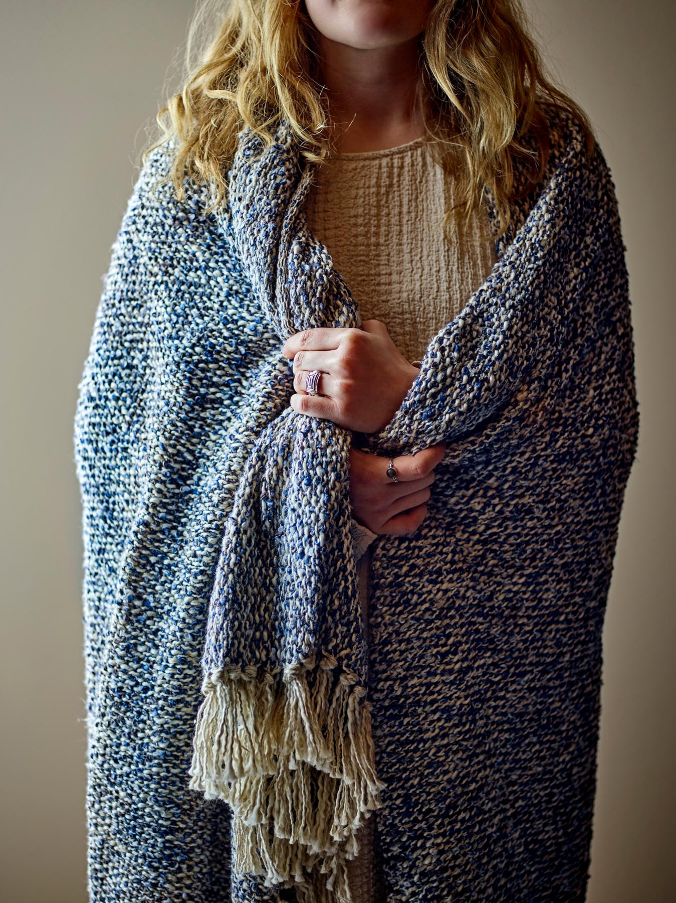 Ocean Decke, Blau, Polyester in Blau präsentiert im Onlineshop von KAQTU Design AG. Bettüberwurf ist von Creative Collection