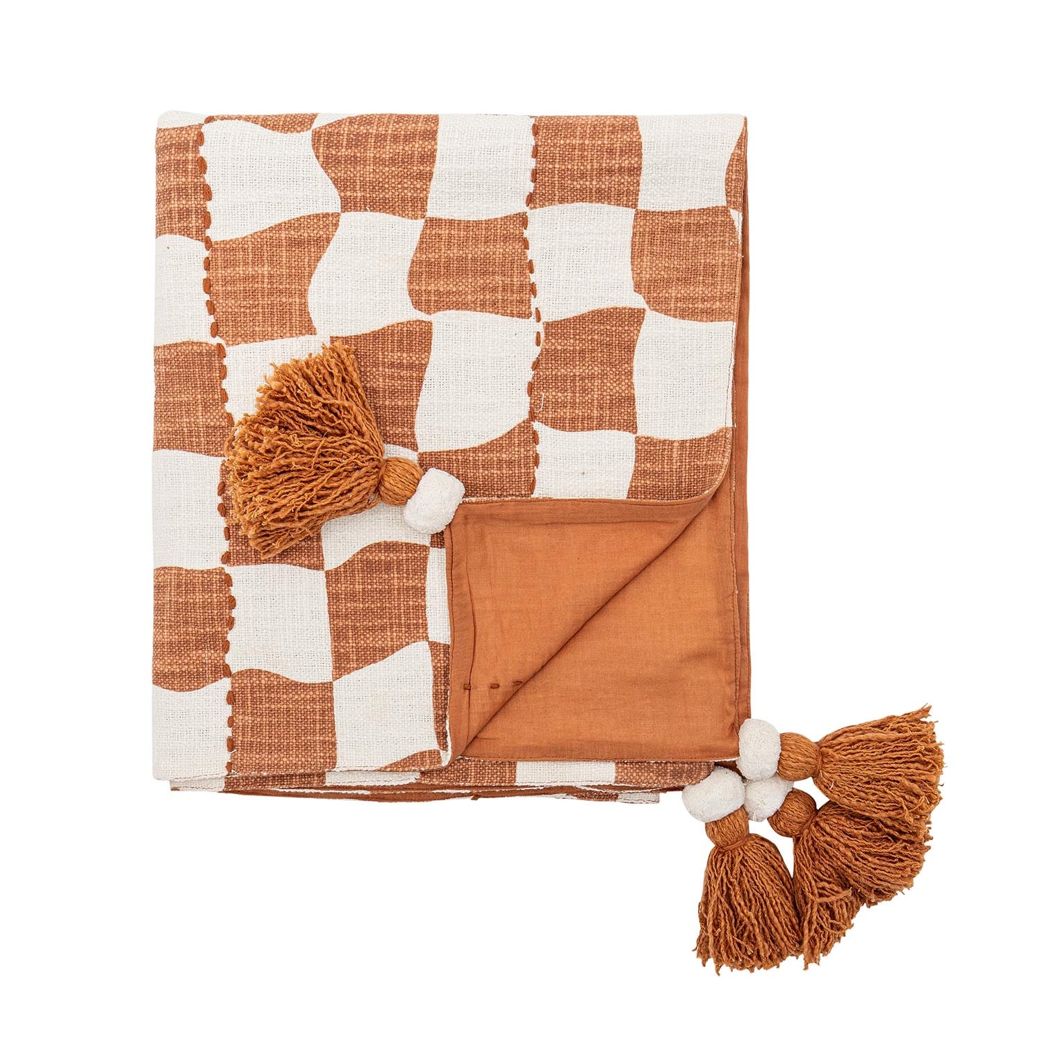 Chola Decke, Braun, Baumwolle OEKO-TEX® in Braun präsentiert im Onlineshop von KAQTU Design AG. Bettüberwurf ist von Creative Collection