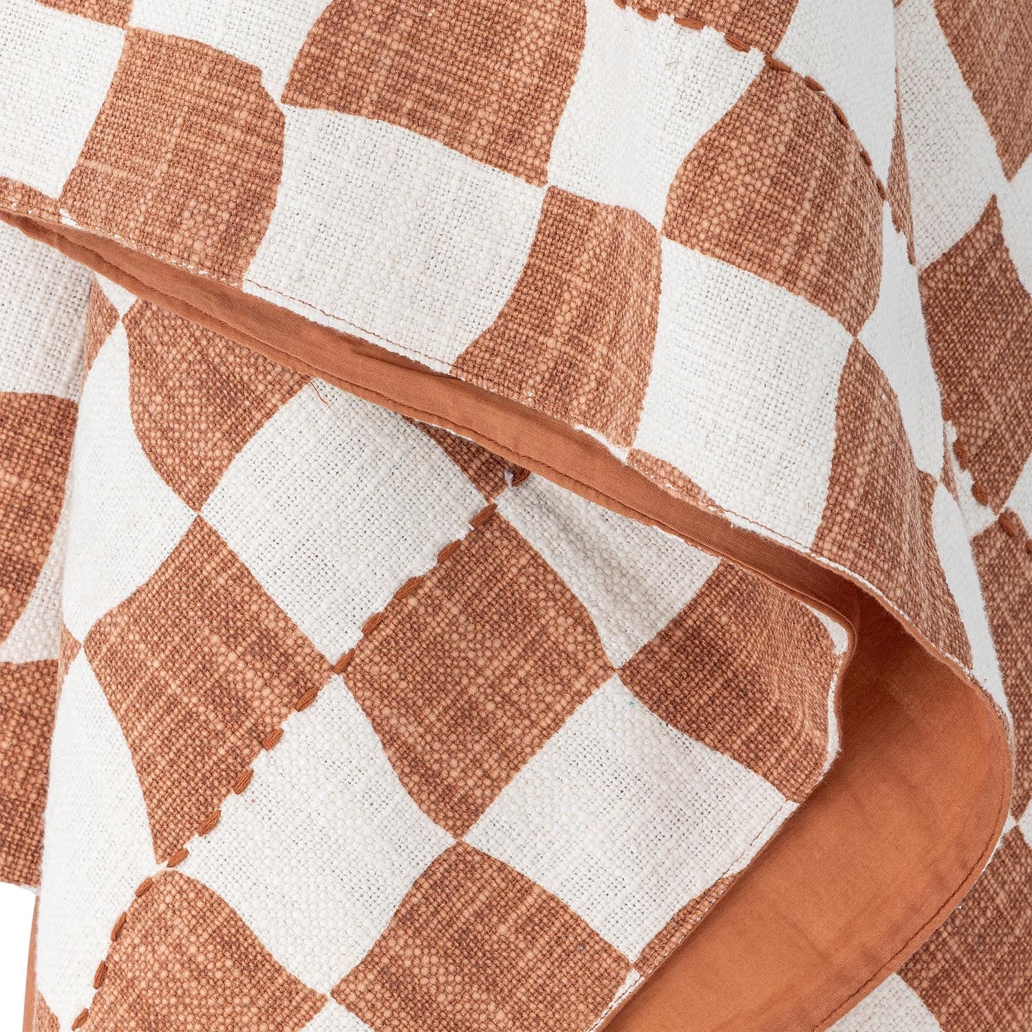 Chola Decke, Braun, Baumwolle OEKO-TEX® in Braun präsentiert im Onlineshop von KAQTU Design AG. Bettüberwurf ist von Creative Collection