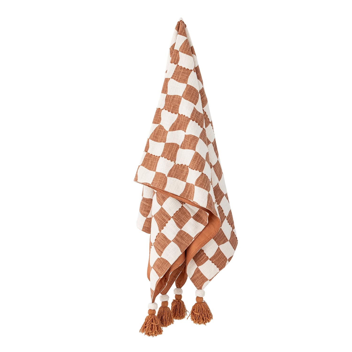 Chola Decke, Braun, Baumwolle OEKO-TEX® in Braun präsentiert im Onlineshop von KAQTU Design AG. Bettüberwurf ist von Creative Collection