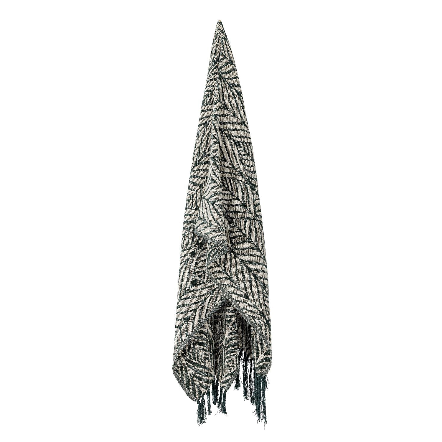 Ugento Decke, Grün, Recycelte Baumwolle in Grün präsentiert im Onlineshop von KAQTU Design AG. Bettüberwurf ist von Creative Collection